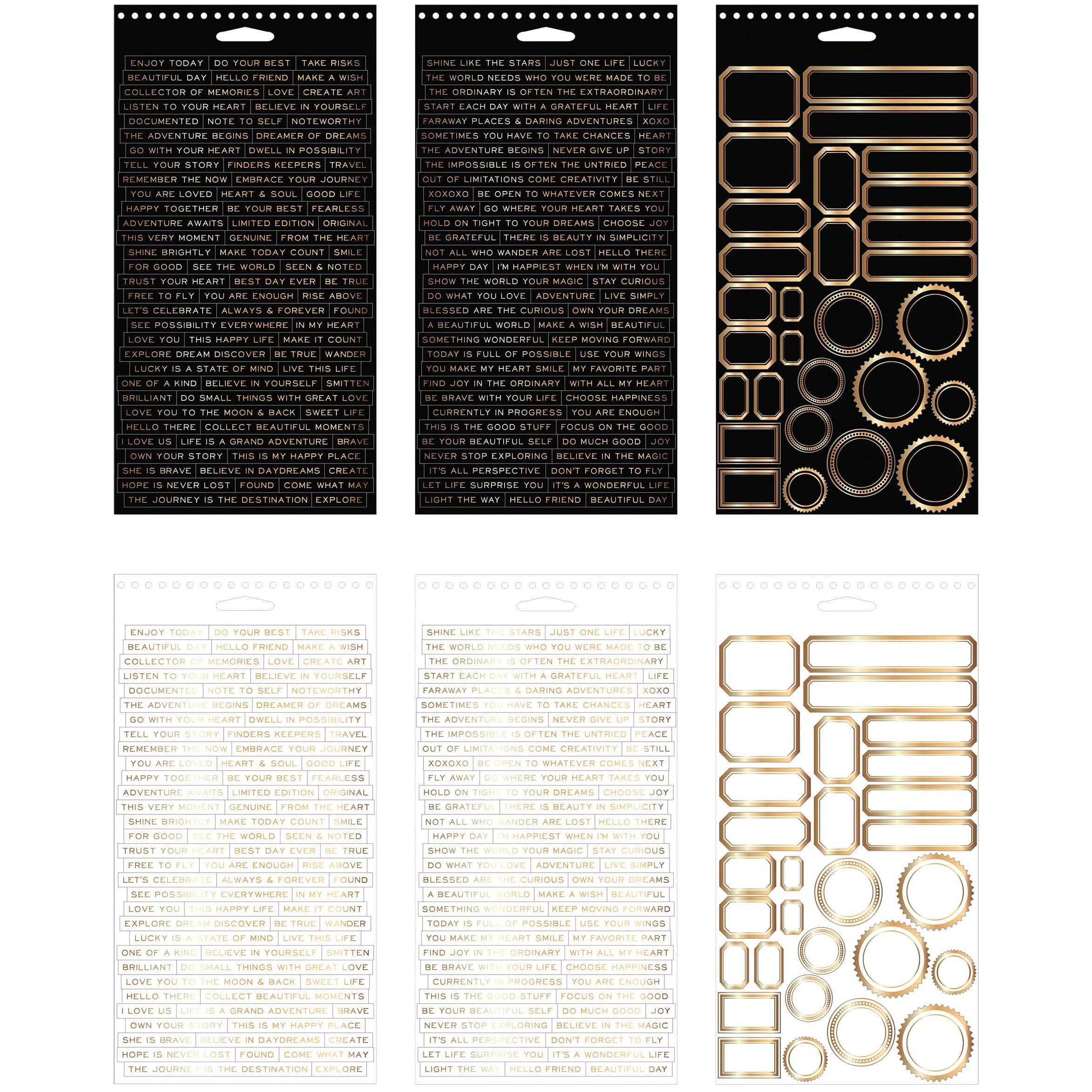 Idea-Ology Metallic Spiral Bound Sticker Book