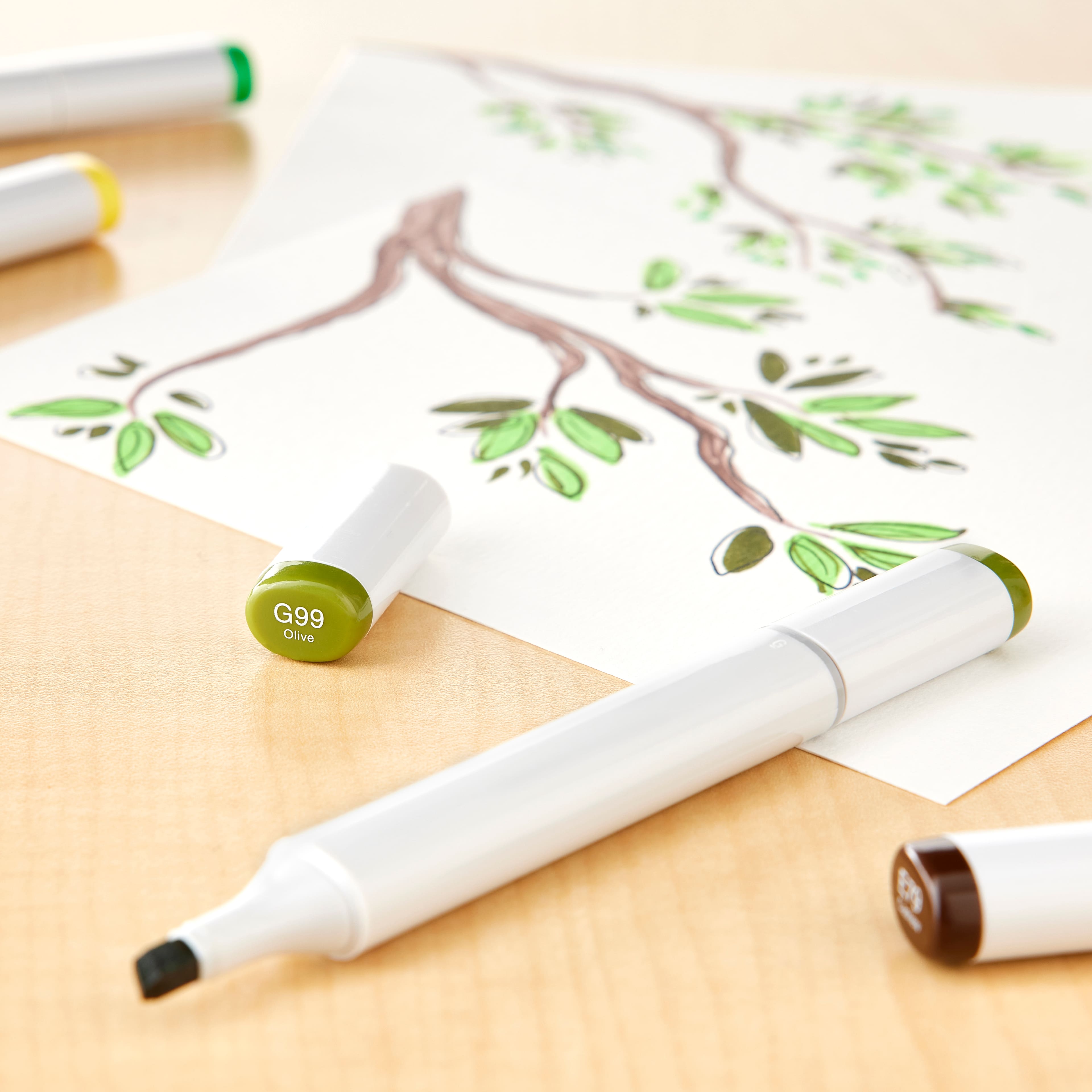 Copic&#xAE; Sketch Marker, Greens
