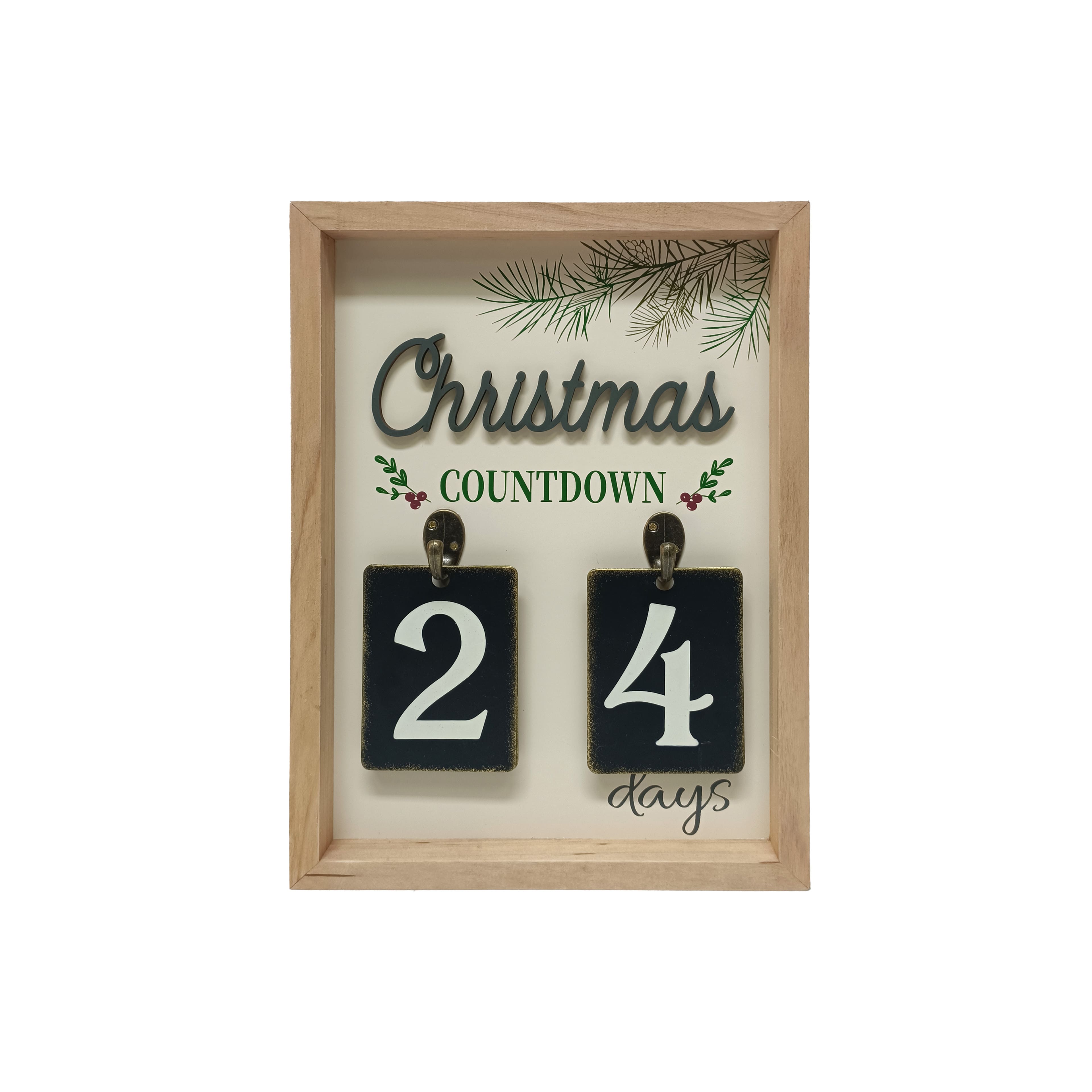 13.3&#x22; Christmas Countdown Wall Sign by Ashland&#xAE;