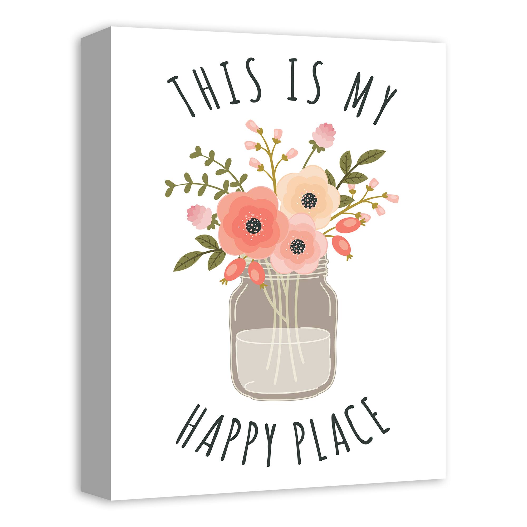 This is My Happy Place Canvas Art
