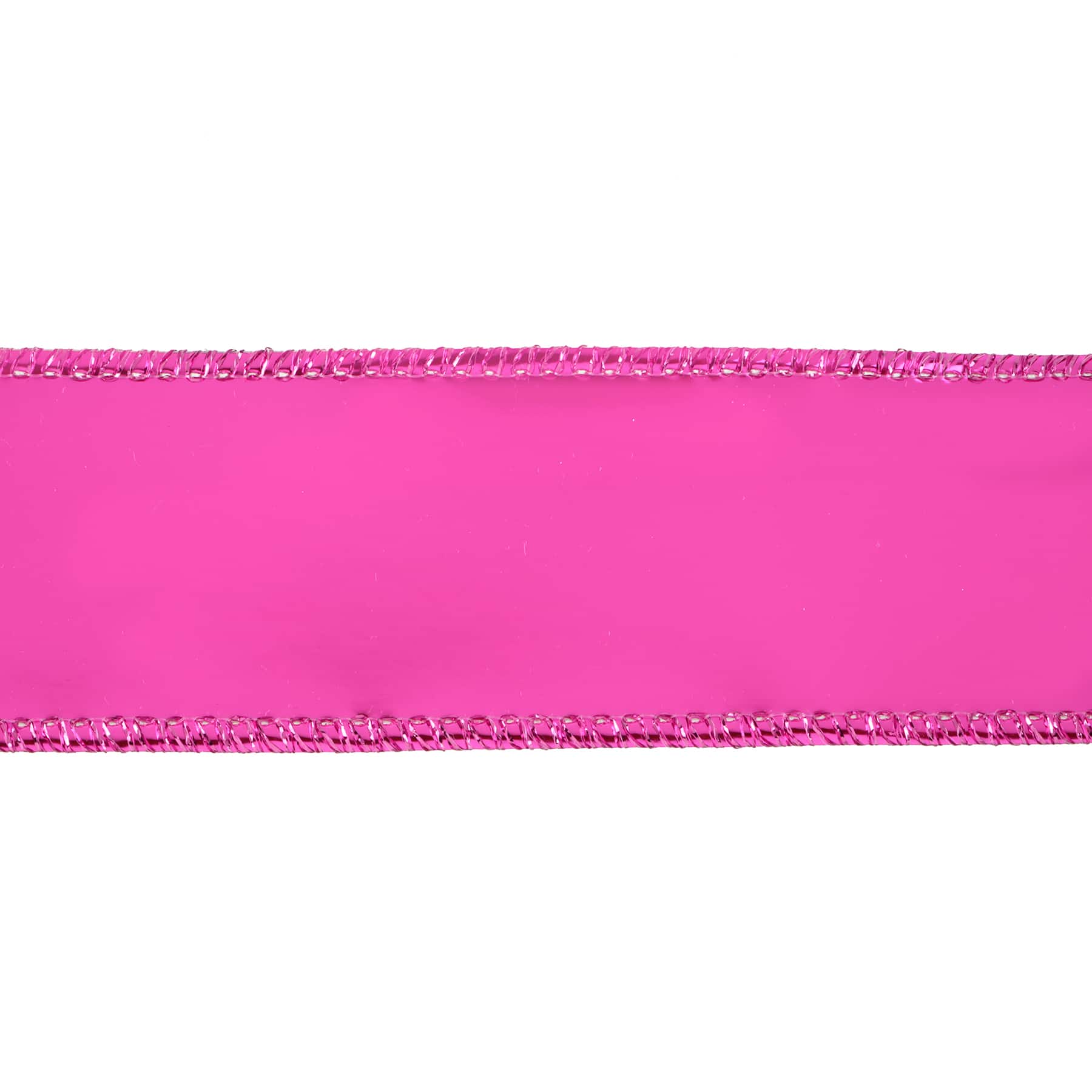 1.5&#x22; x 15ft. Hot Pink Wired Vinyl Ribbon by Celebrate It&#xAE;