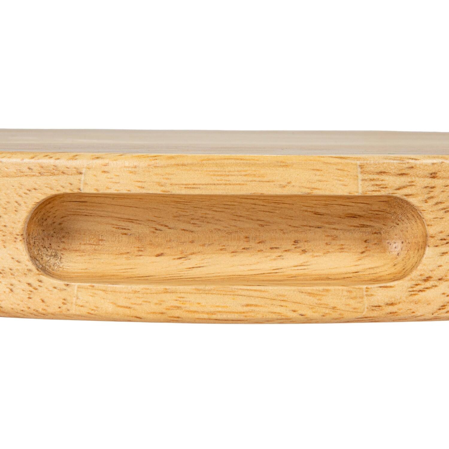 Hello Honey® 15" Round Rubberwood Cheese & Cutting Board