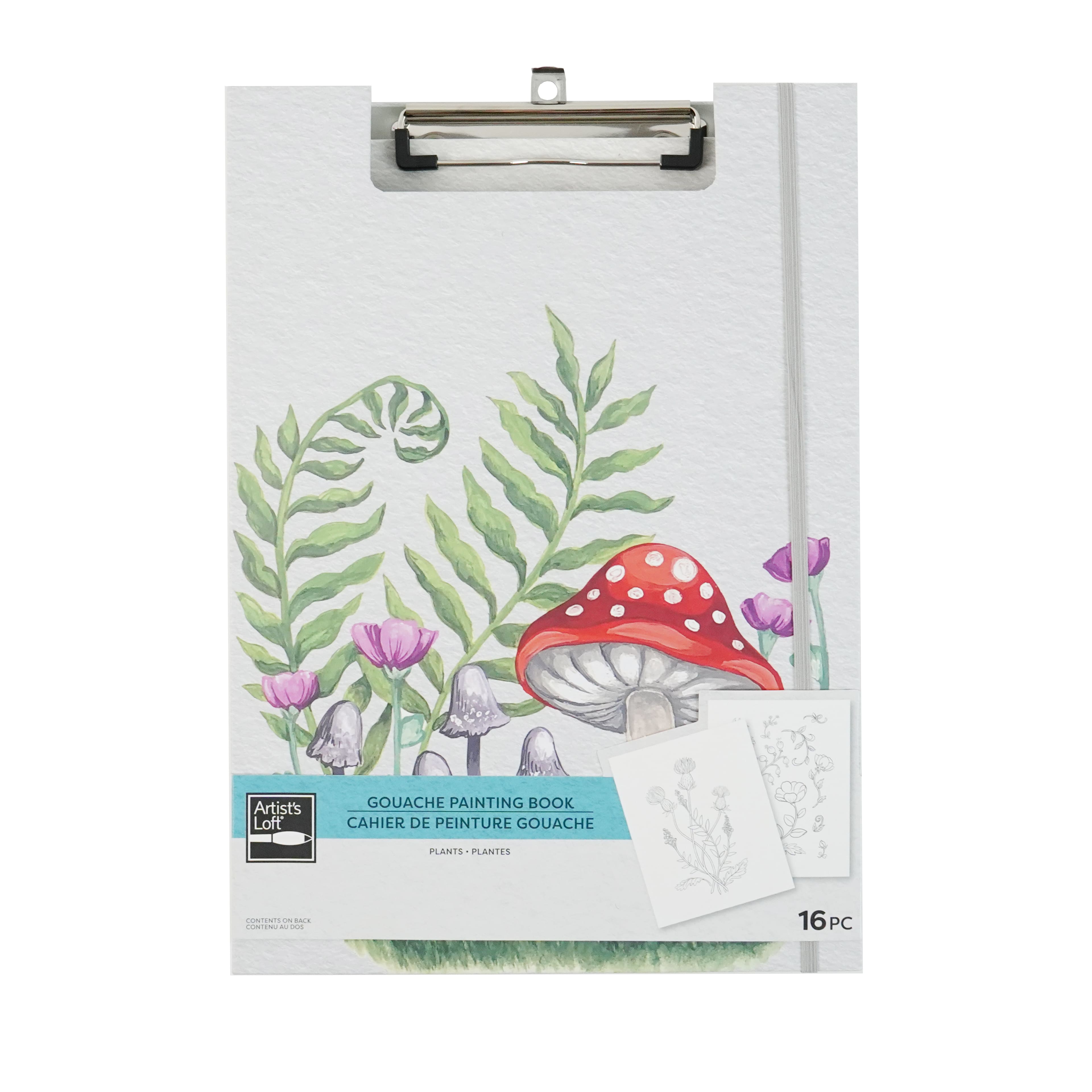 Plants Gouache Painting Book Kit by Artist's Loft®