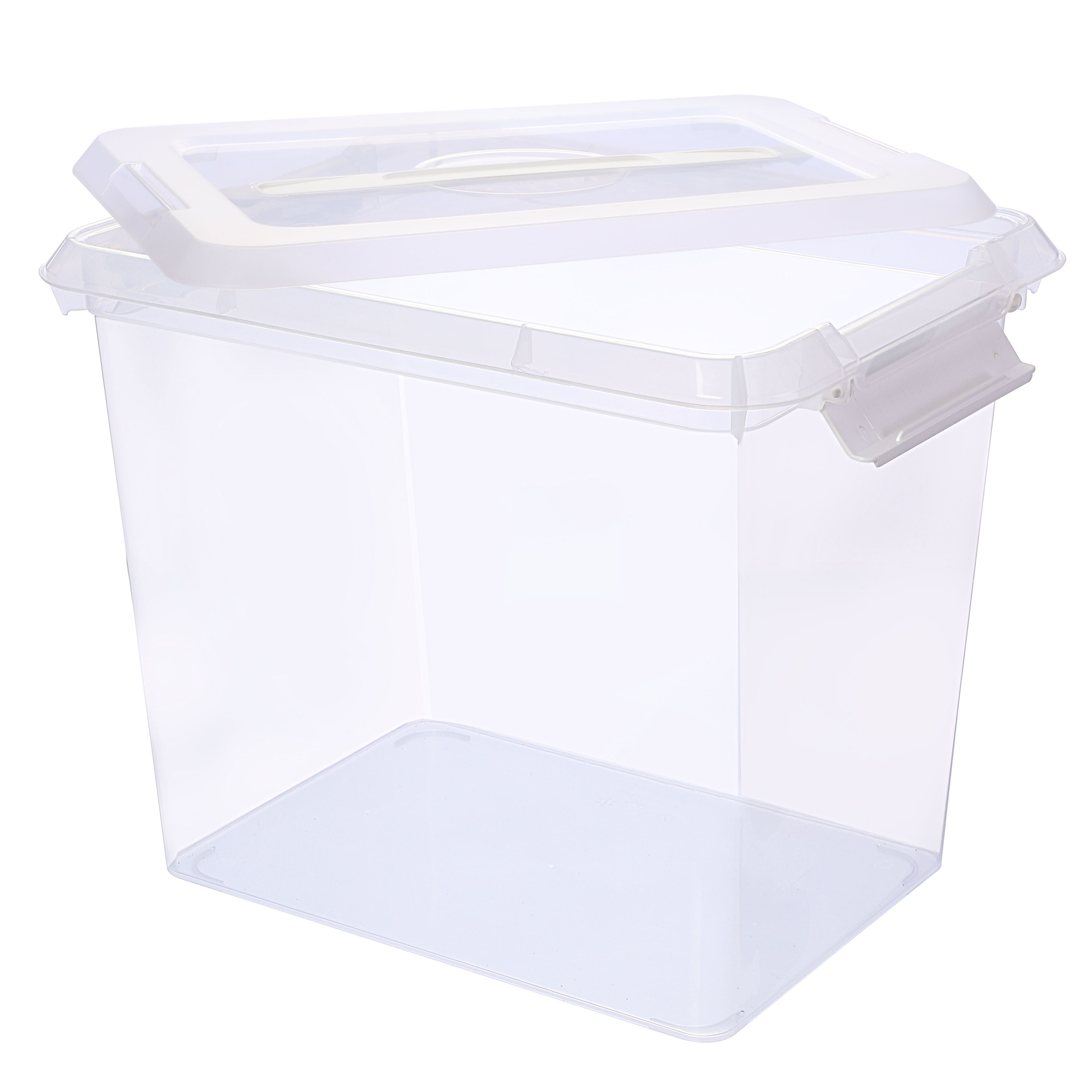 6 Pack: 26qt. Storage Bin with Lid by Simply Tidy&#x2122;