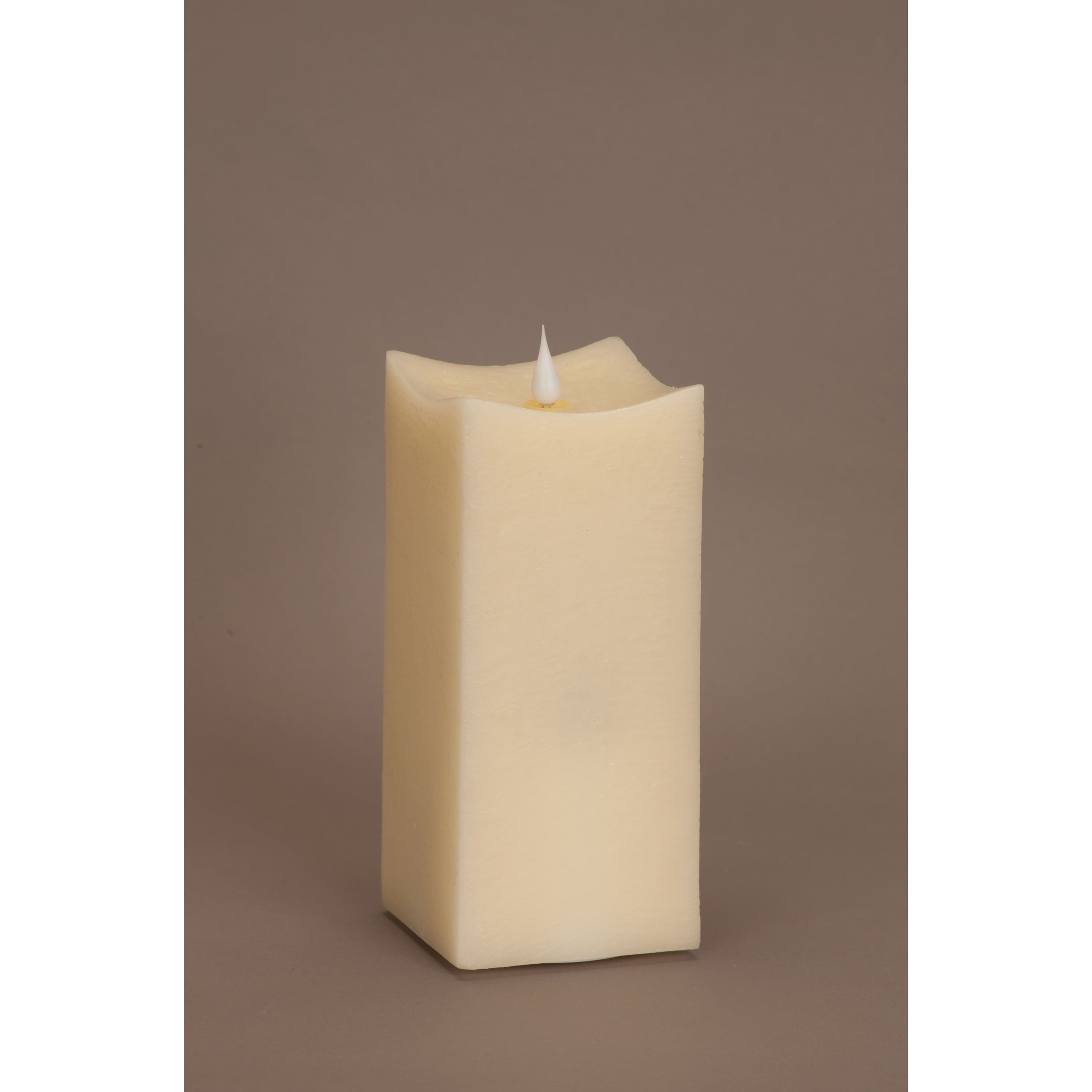 8" Simplux Squared Candle Set with Moving Flame