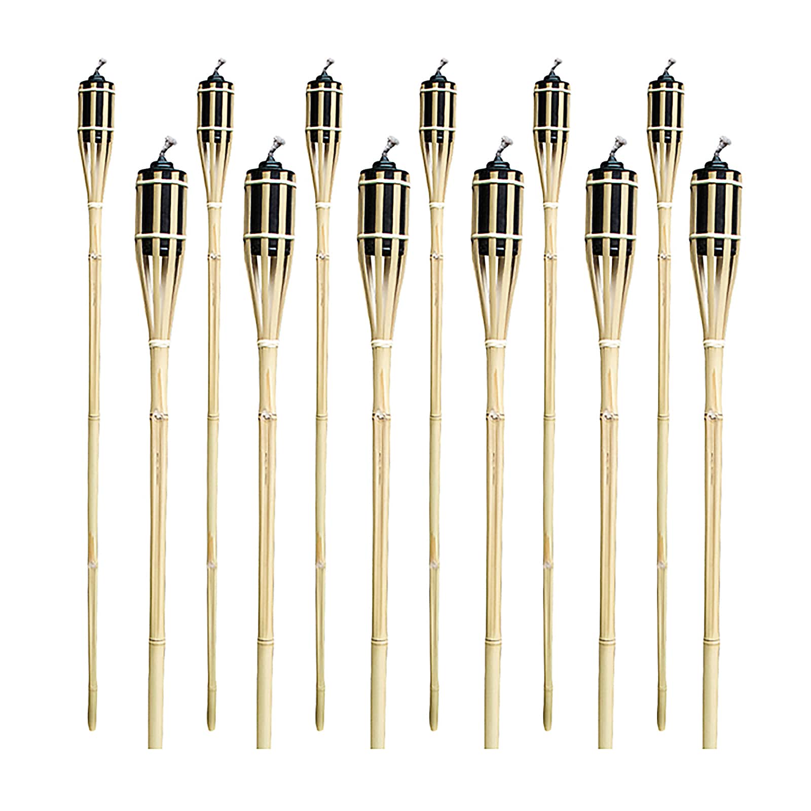 Sorbus 48" Matney Outdoor Bamboo Torches, 12ct.