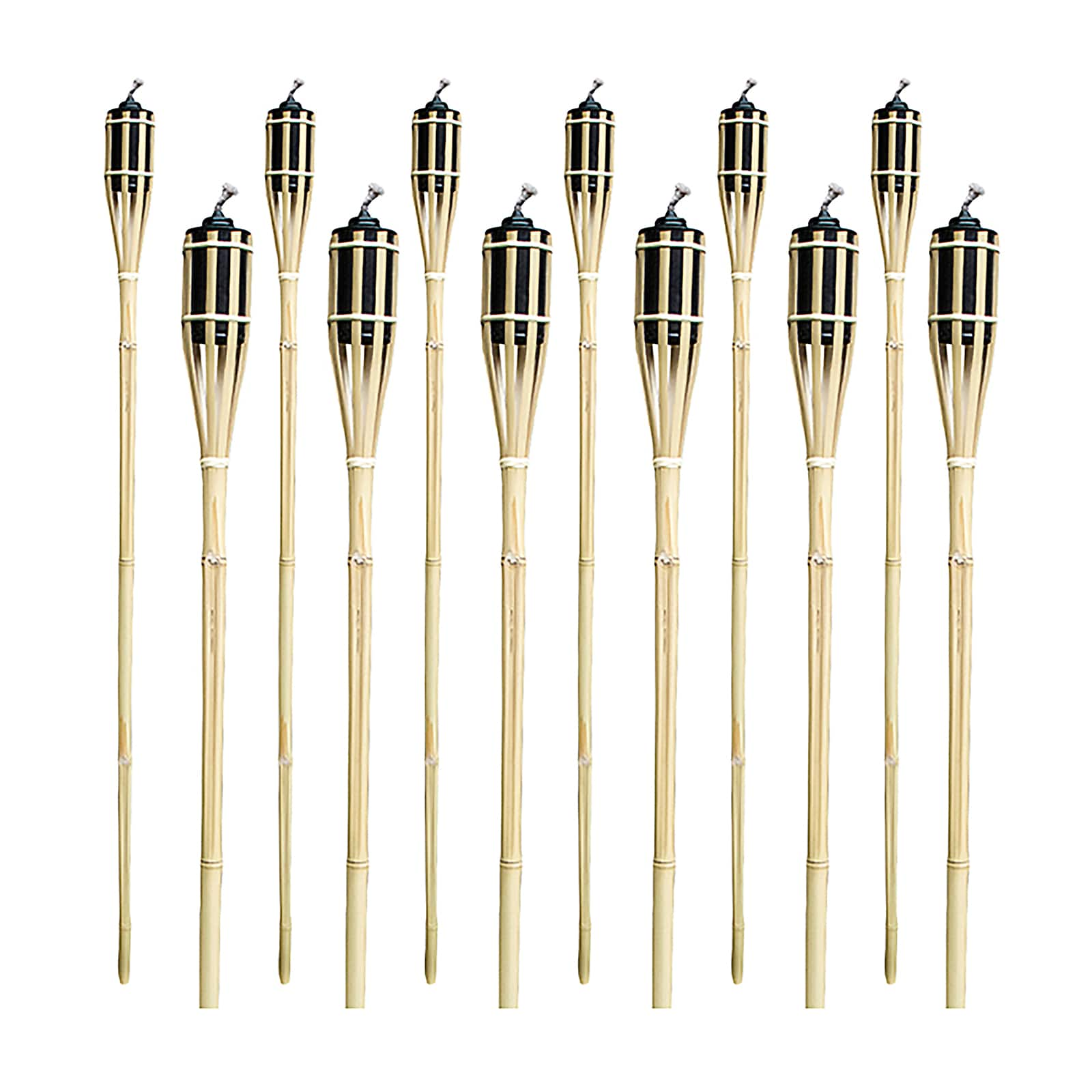 Sorbus 48&#x22; Matney Outdoor Bamboo Torches, 12ct.