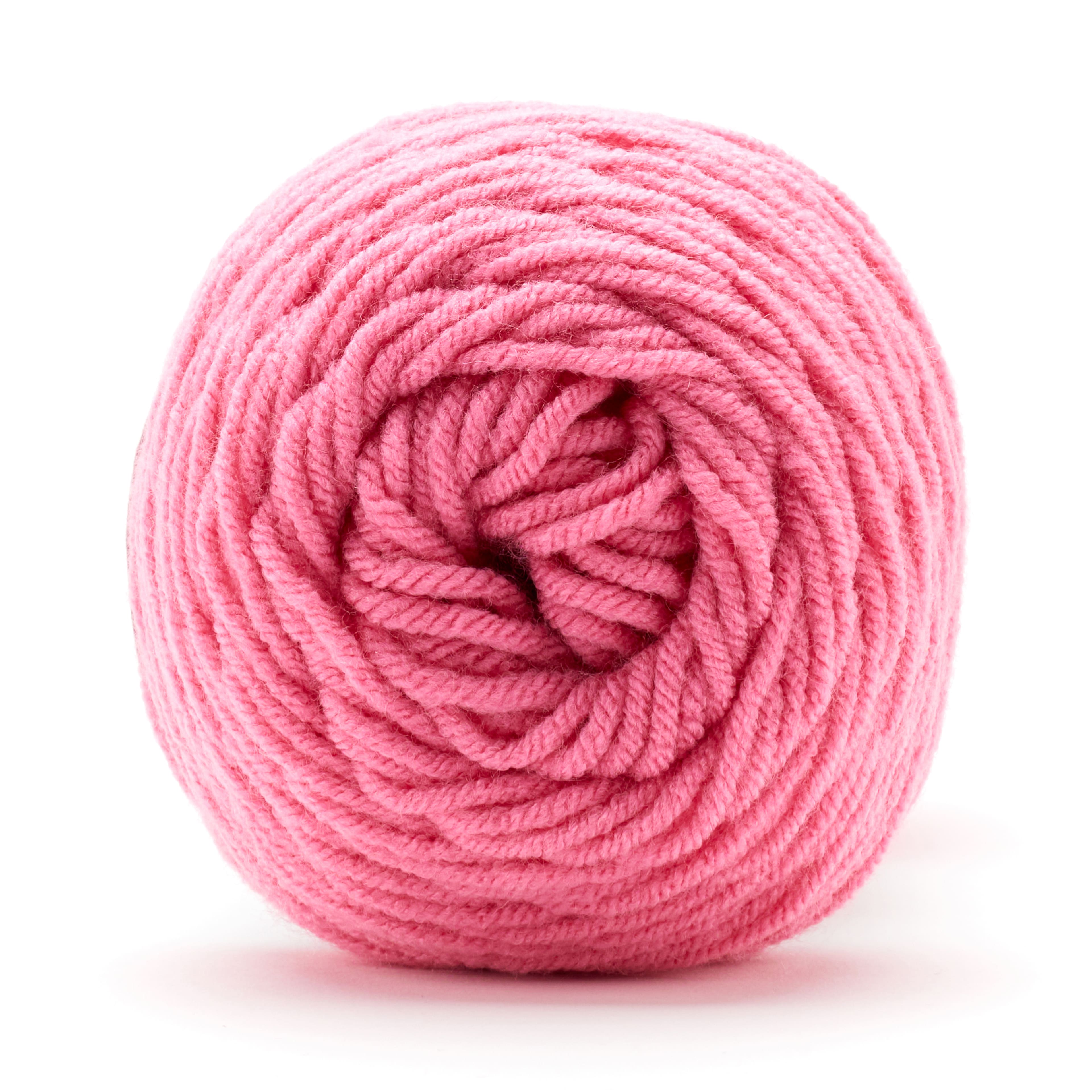loops & threads, Art, 2 Chunky Luxe Big Acrylic Yarn Light Pink 32 Yards  Nwt 5 Oz Loops Threads