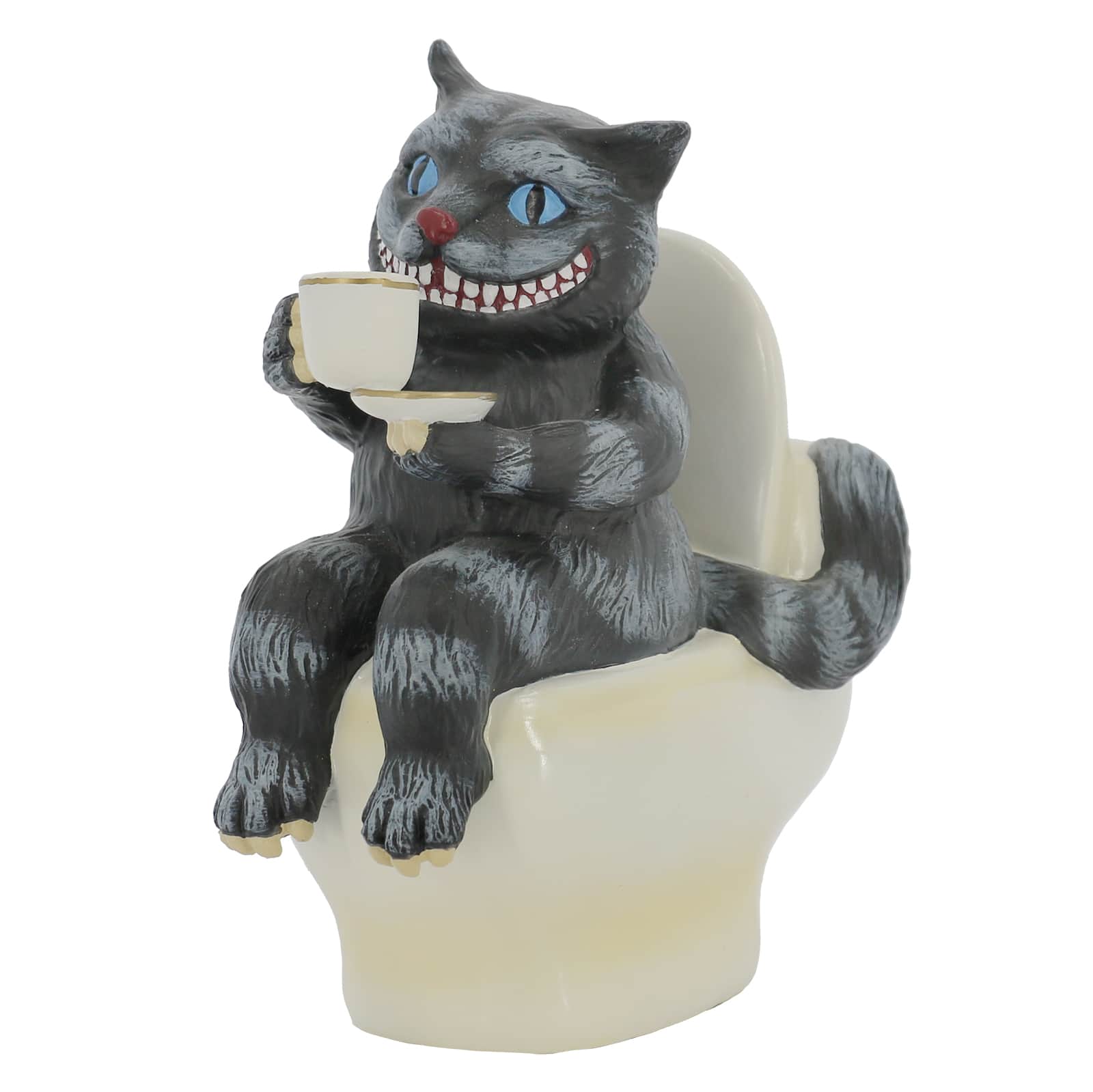 6&#x22; Cheshire Cat on a Toilet Tabletop D&#xE9;cor by Ashland&#xAE;