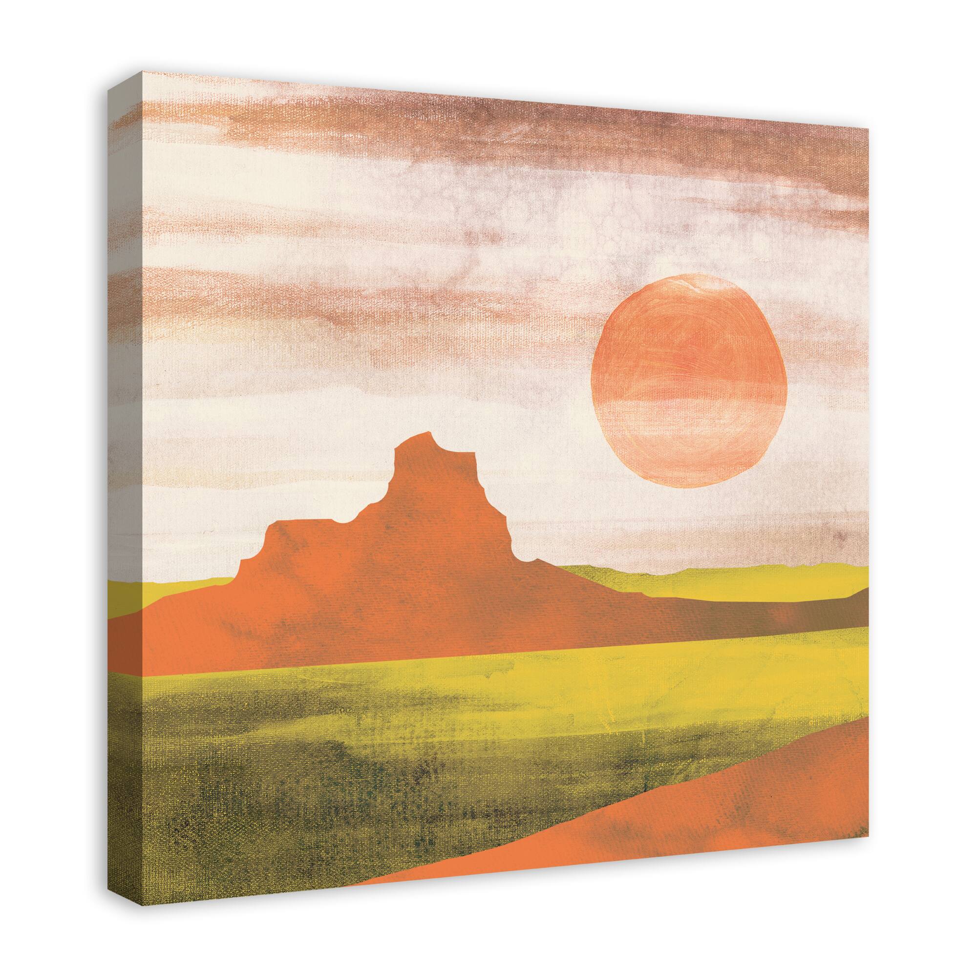 Boho Landscape I 24&#x22; x 24&#x22; Canvas Wall Art