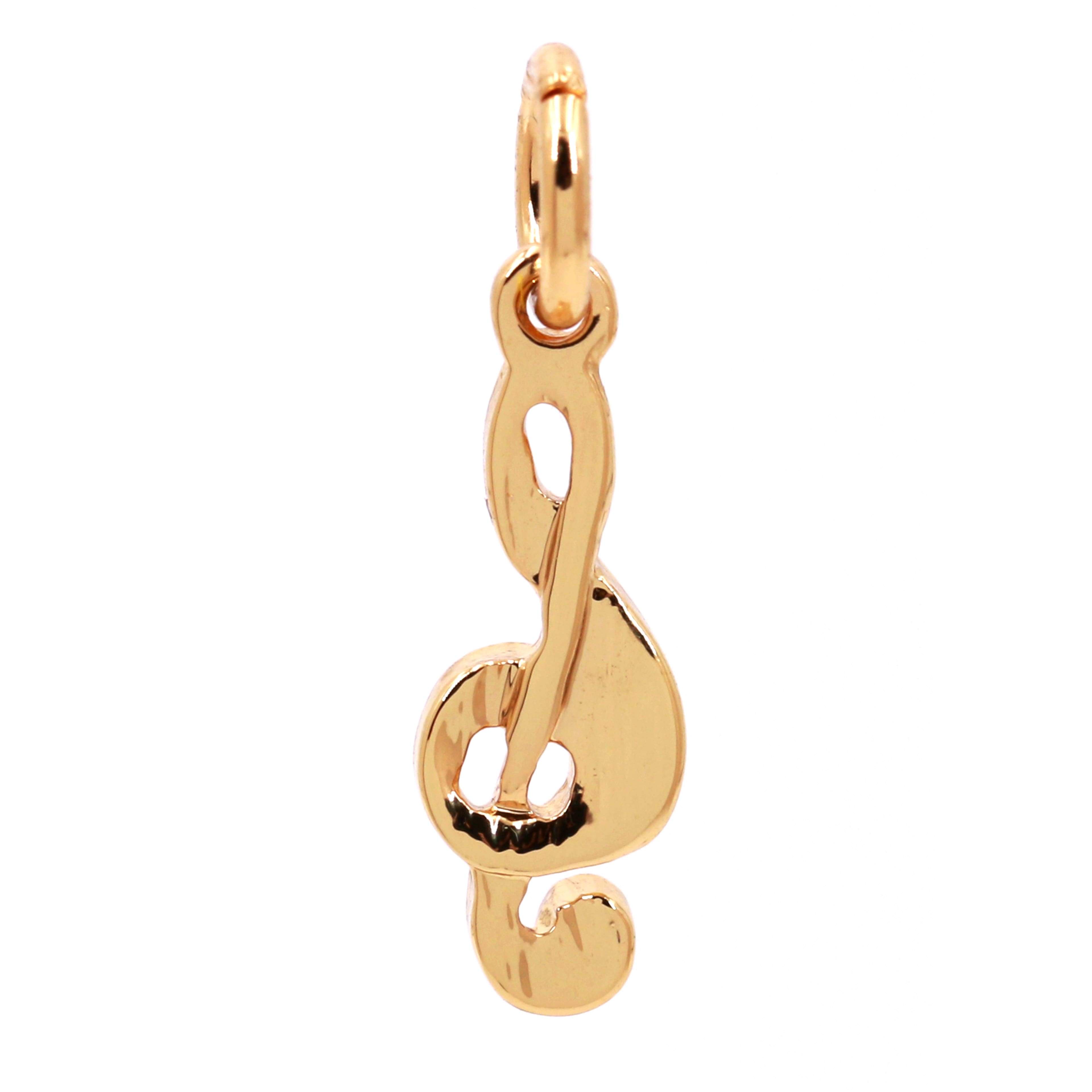 14K Gold Plated Treble Clef Charm by Bead Landing&#x2122;