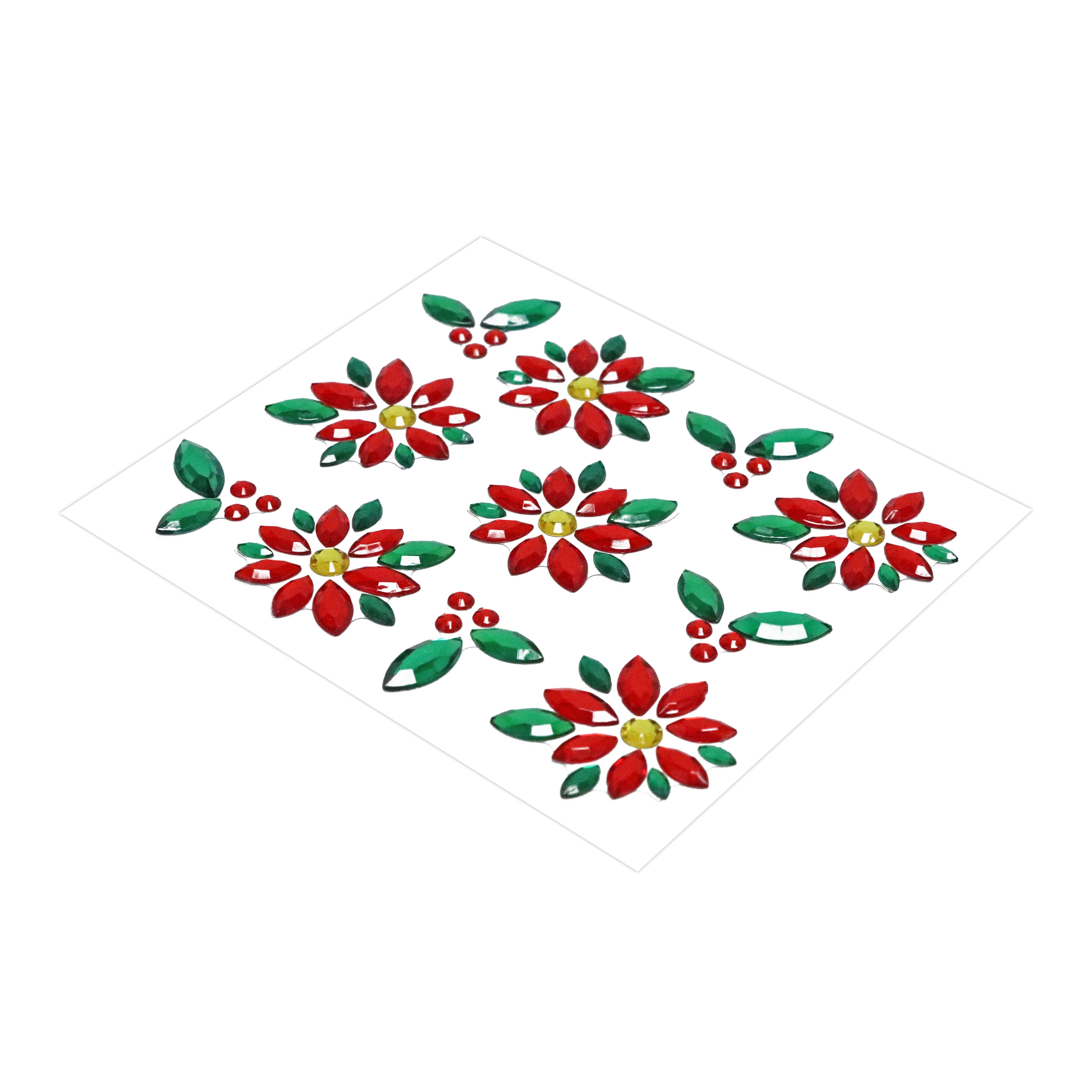 Poinsettia Bling Stickers by Recollections&#x2122;