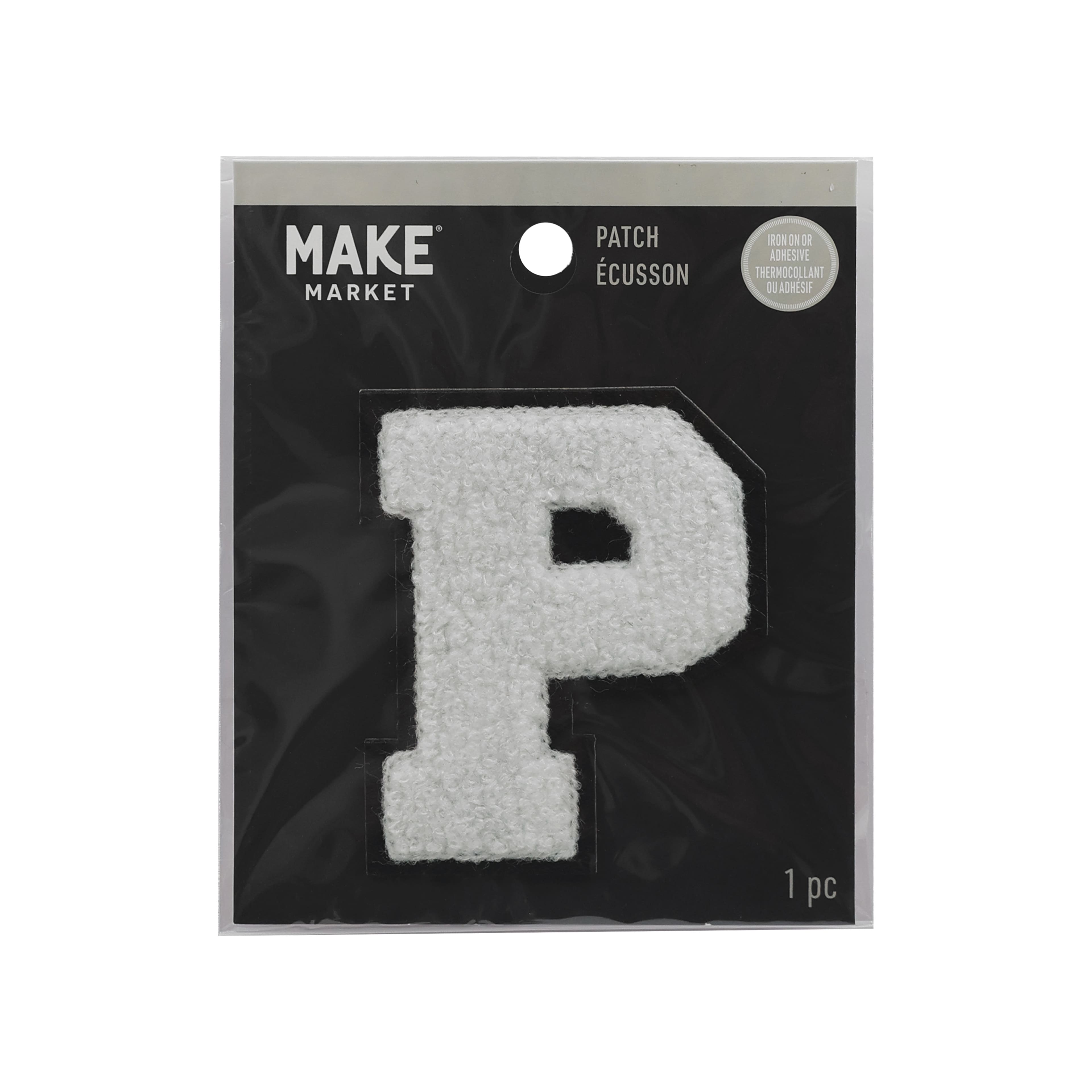 3&#x22; Chenille Letter Iron On Patch by Make Market&#xAE;
