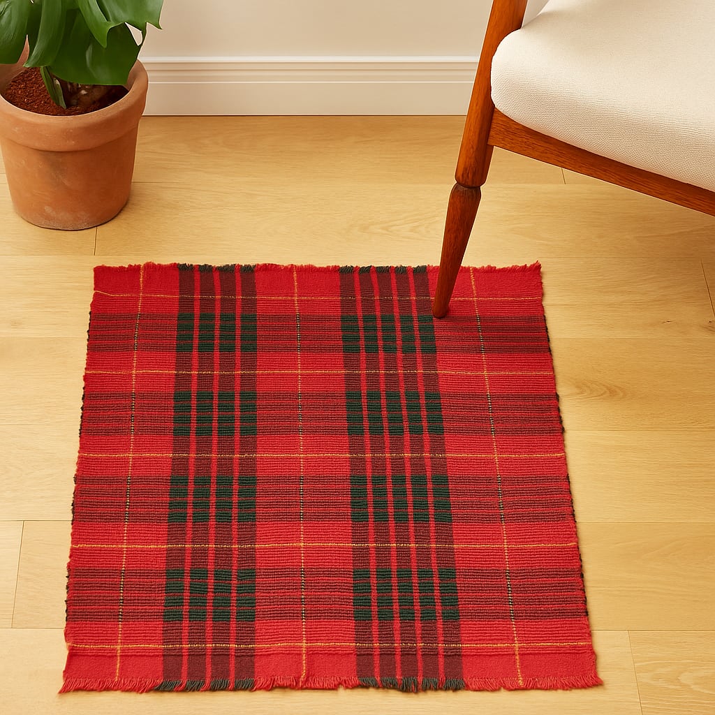 Red & Green Plaid Doormat by Ashland® | Michaels