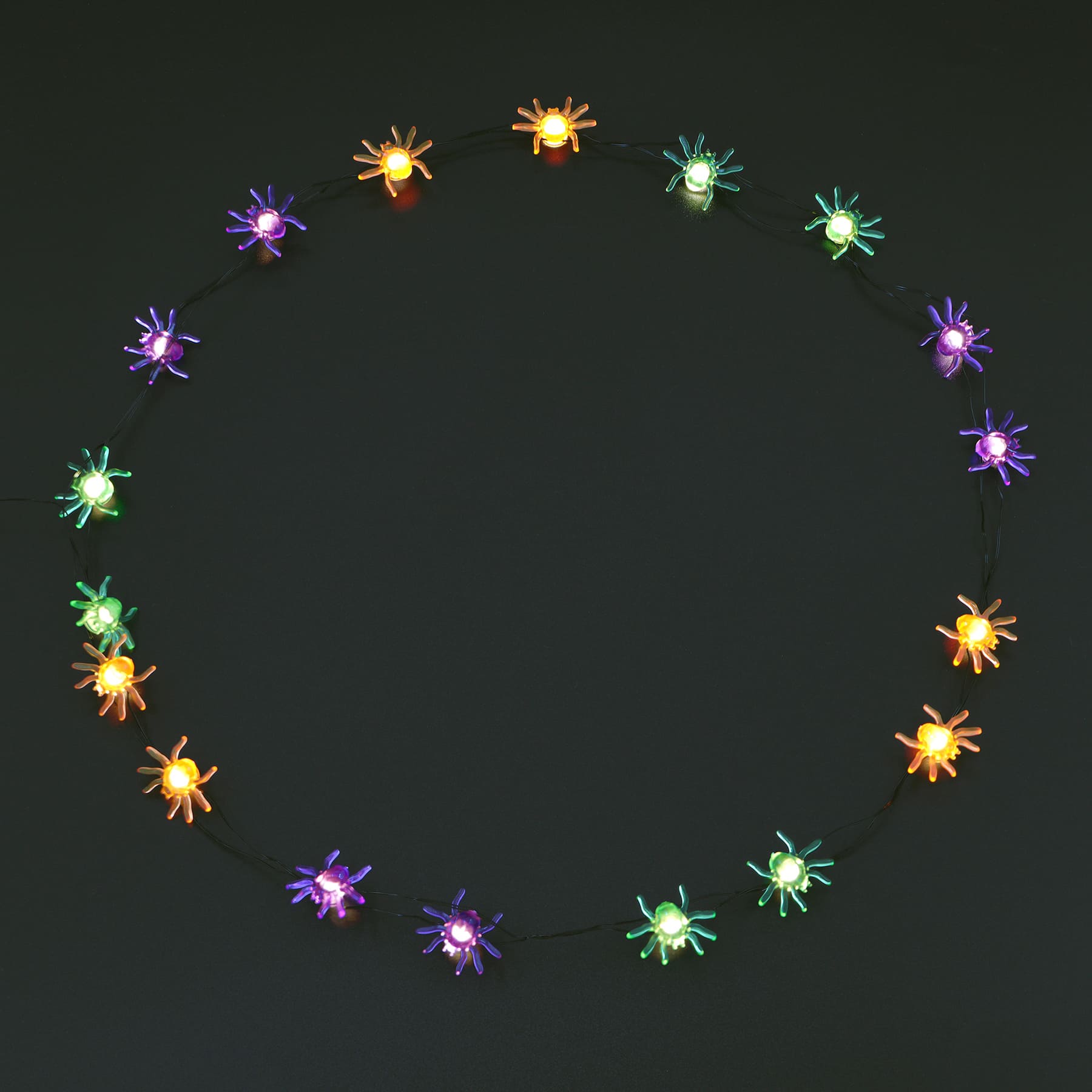 18ct. Warm White LED Spider Icon String Lights by Ashland&#xAE;