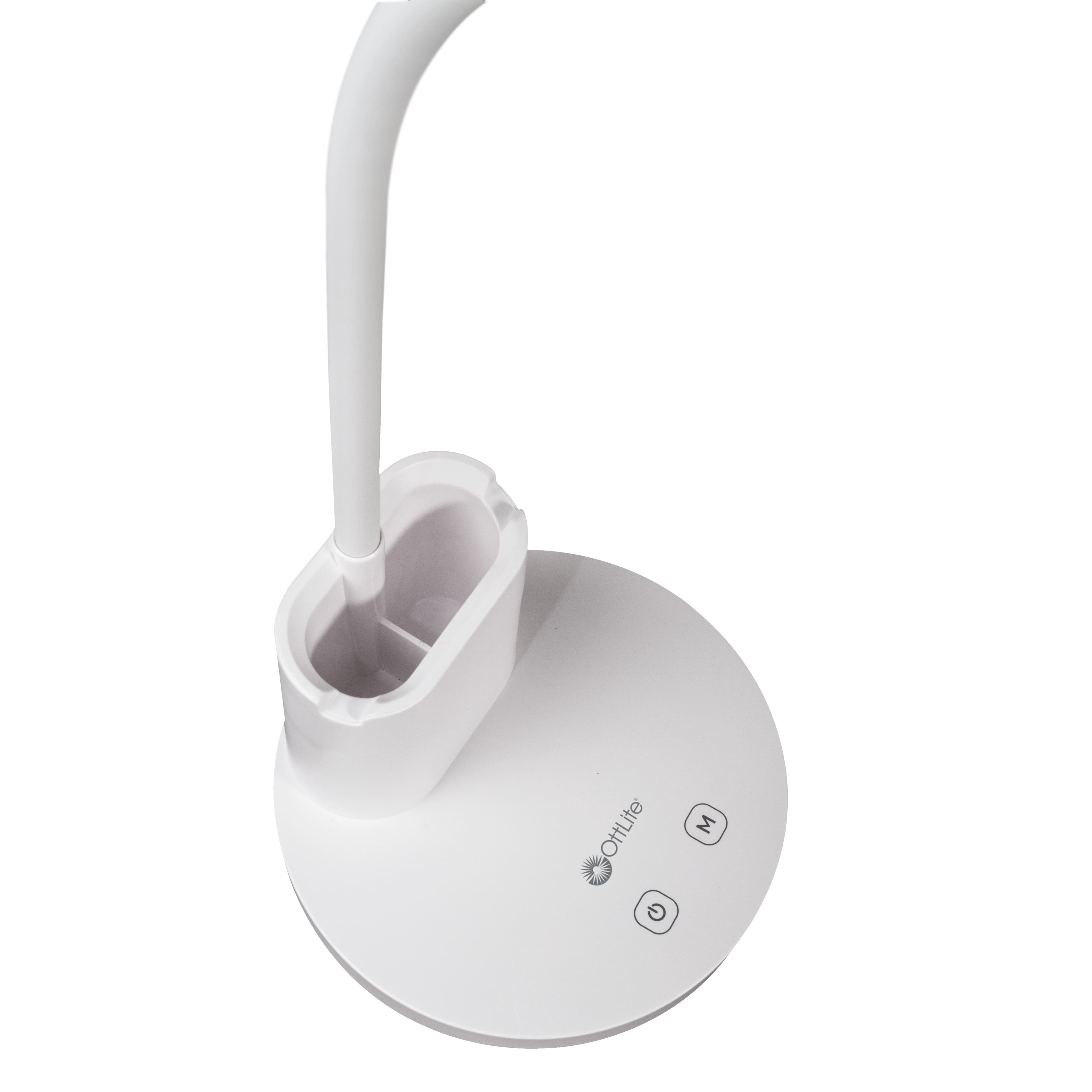 OttLite&#xAE; Rechargeable LED Lamp with Phone Holder