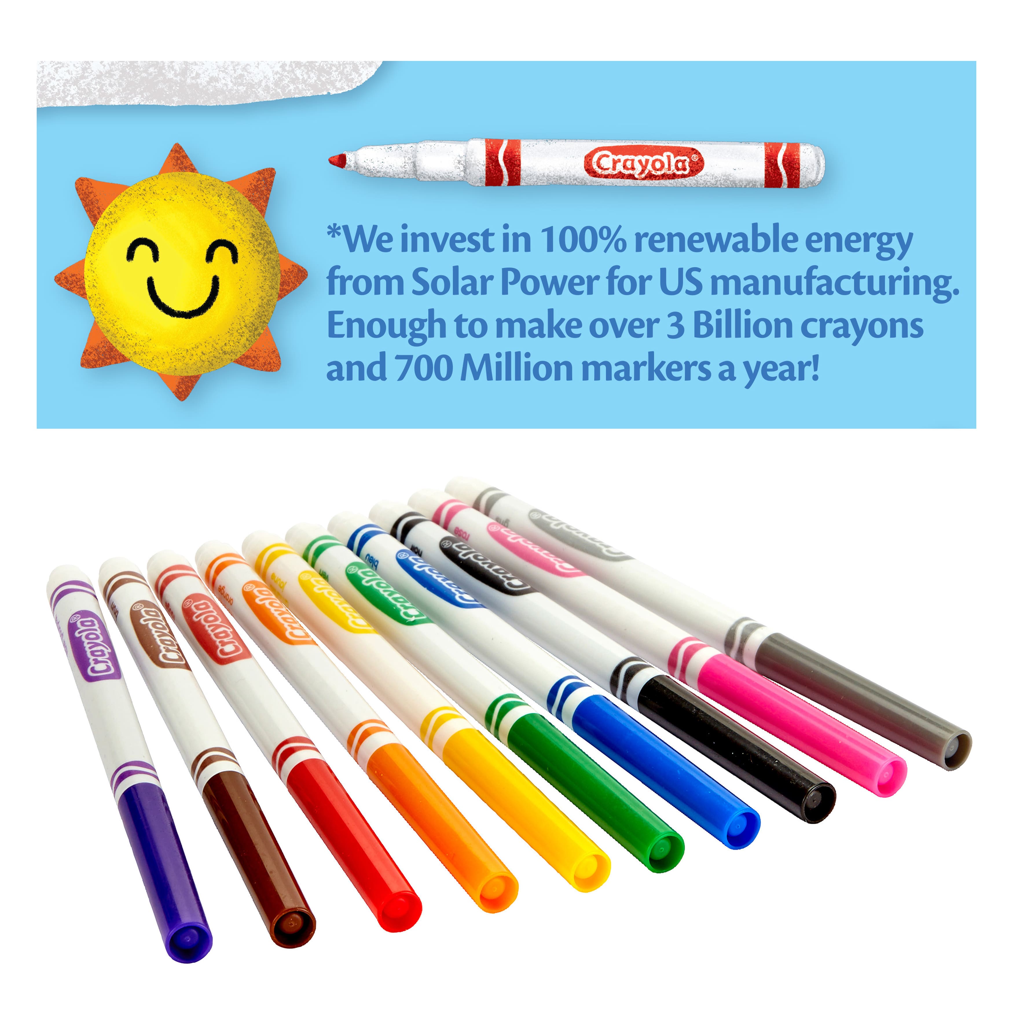 Crayola&#xAE; Fine Line Markers, Classic Colors 10ct.