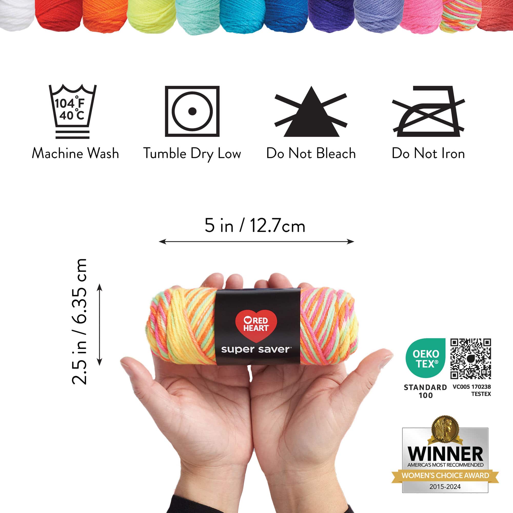 Red Heart&#xAE; Super Saver&#xAE; 12 Skein Super Craft Yarn Kit