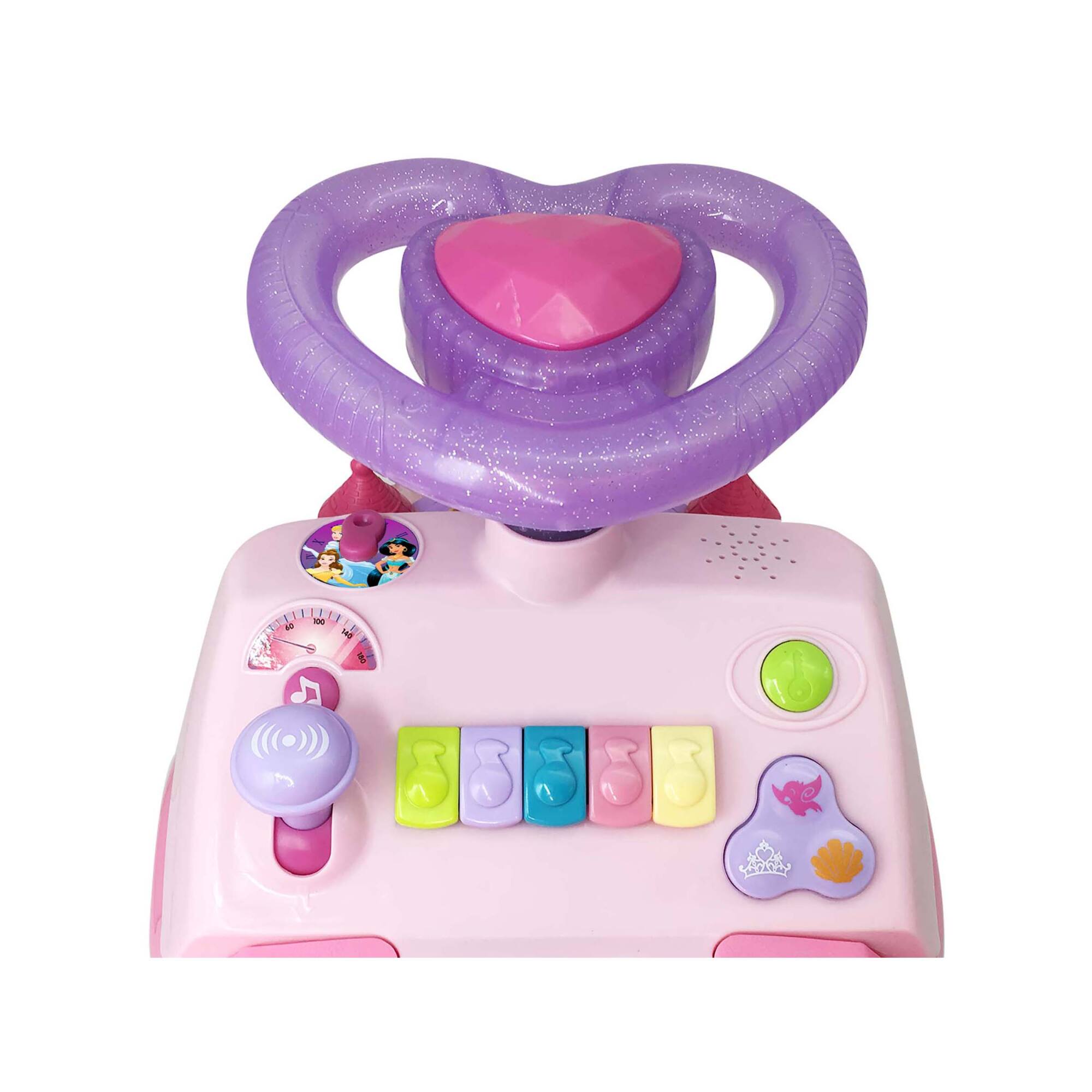 Kiddieland Disney® Magical Castle Deluxe Activity Ride-On With Lights and Sounds