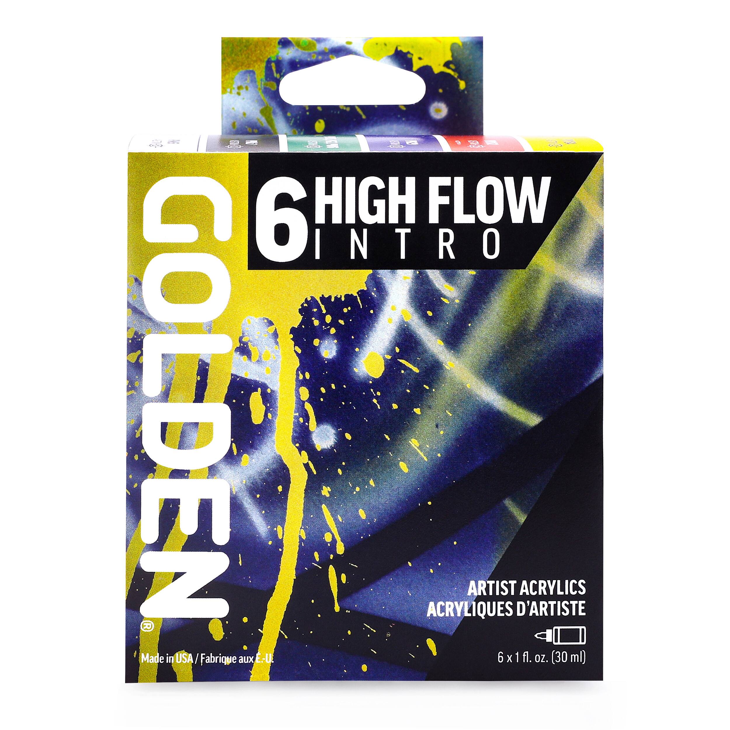 Golden® High Flow Acrylics 6 Colour Intro Set