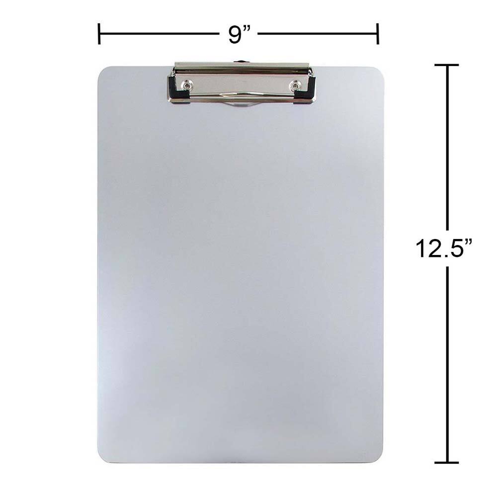 JAM Paper Letter Size Aluminum Clipboard