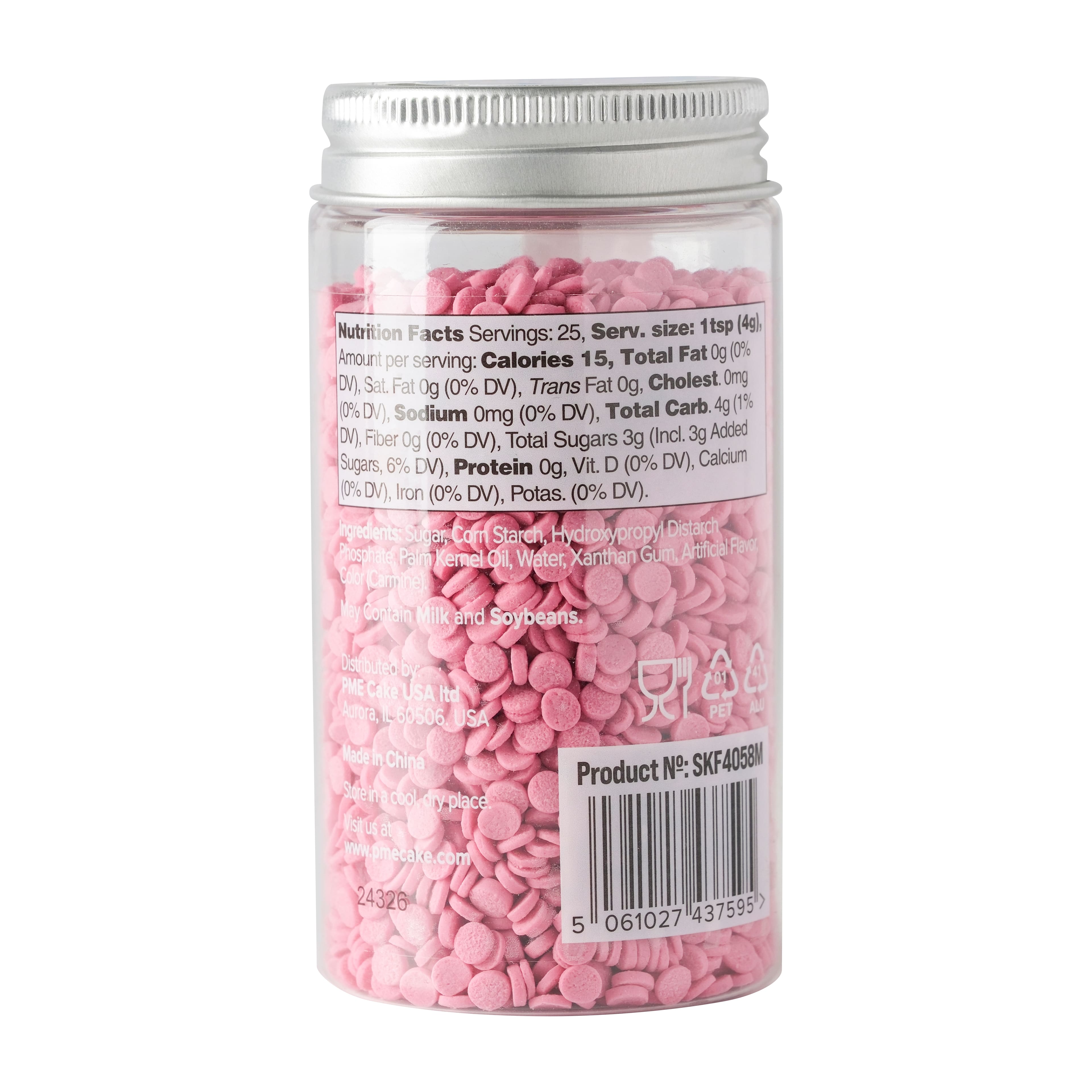 PME Cake Sweet Street&#xAE; 3.5oz. Flat Round Confetti Sprinkles