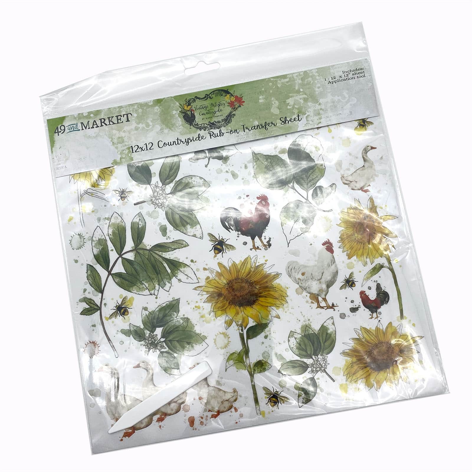 49 and Market Vintage Artistry Countryside RubOn Transfers Michaels