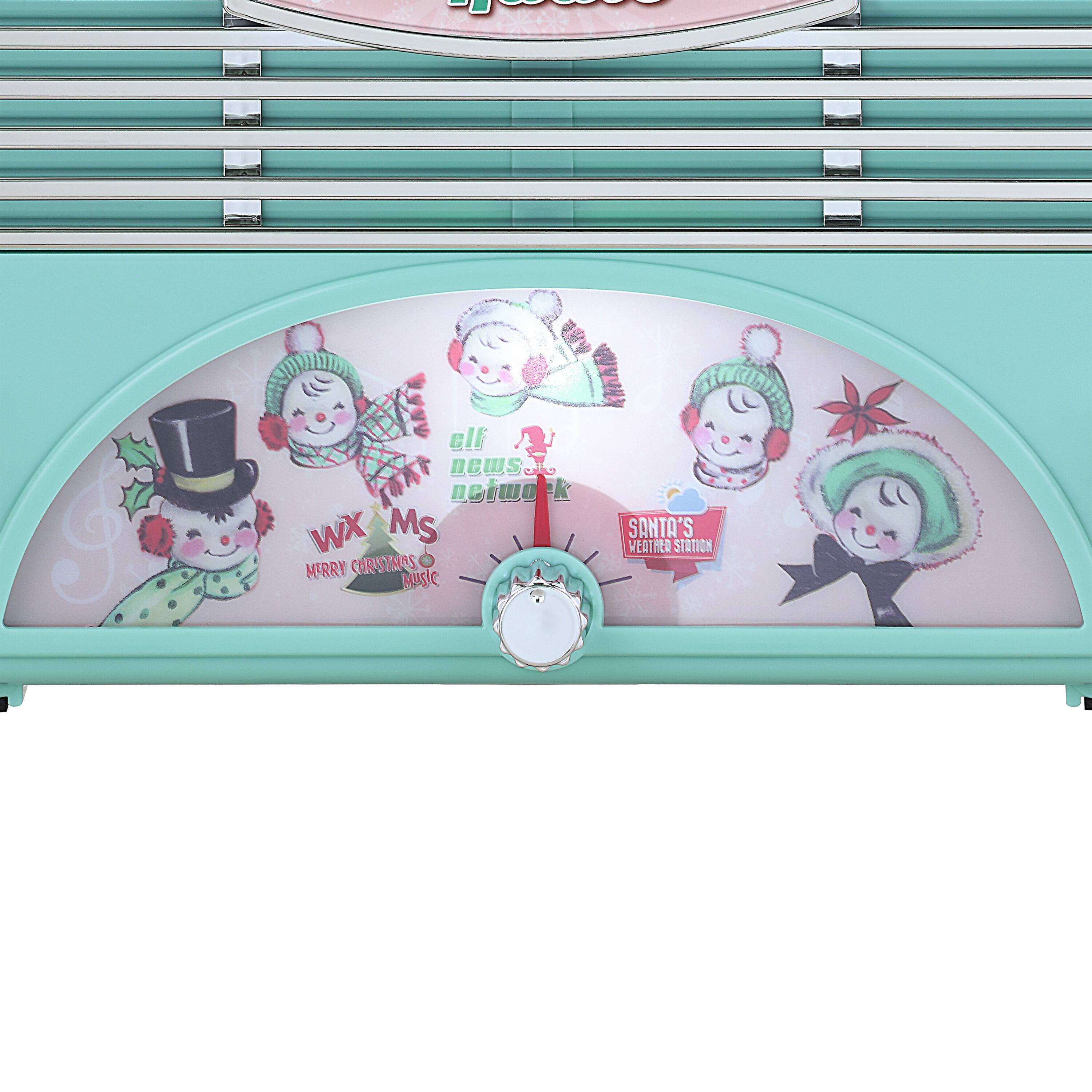6" Teal Retro Jingle Jams Radio