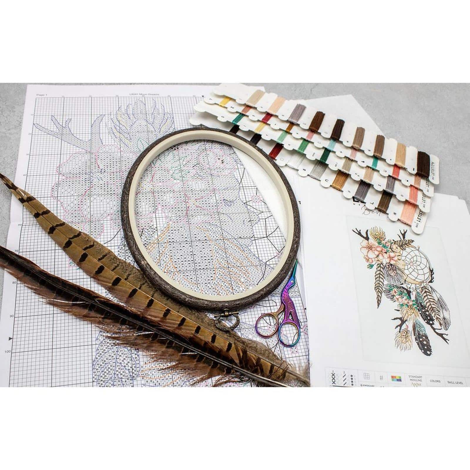 Letistitch Moon Dreams Counted Cross Stitch Kit