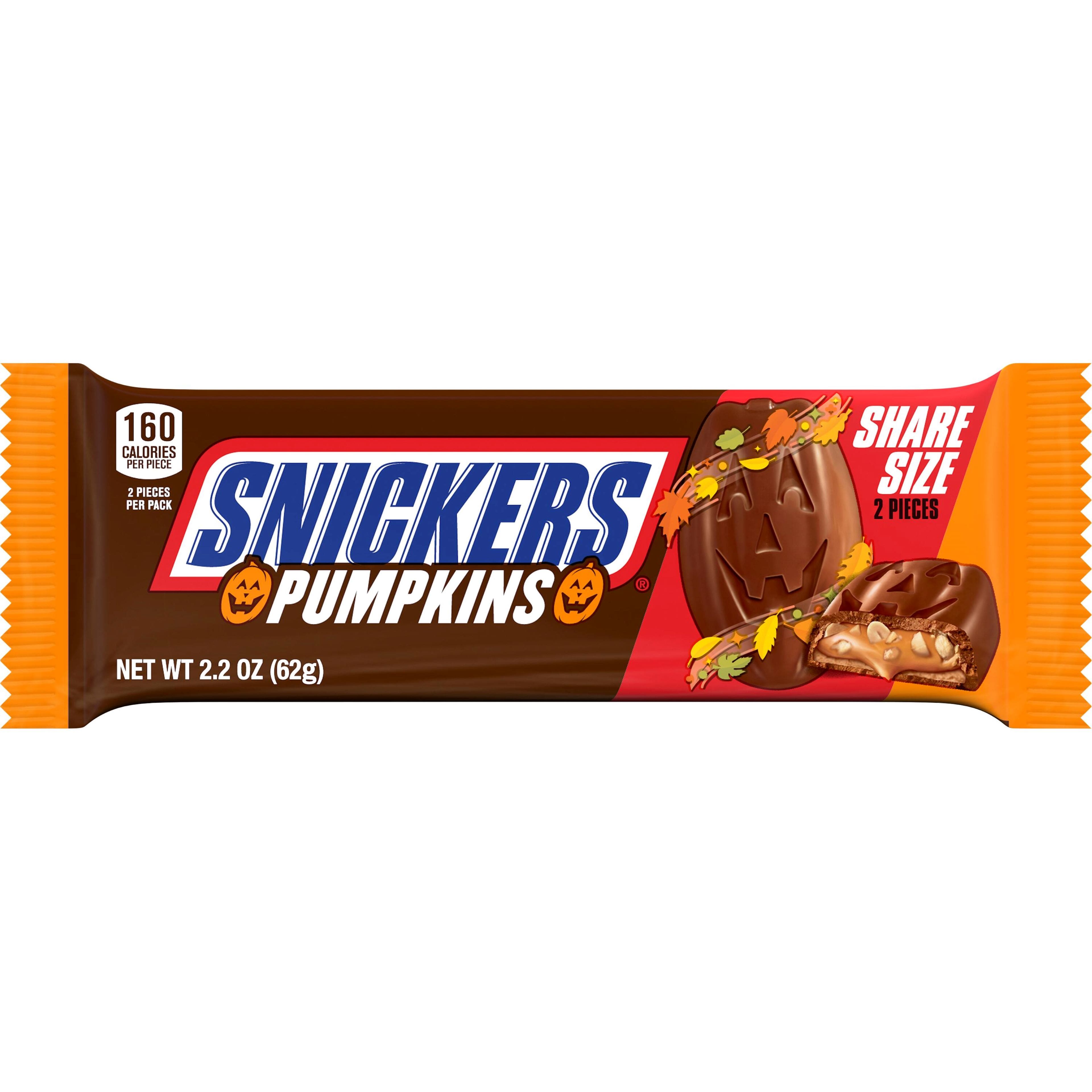 Snickers&#xAE; Share Size Pumpkins, 2ct.