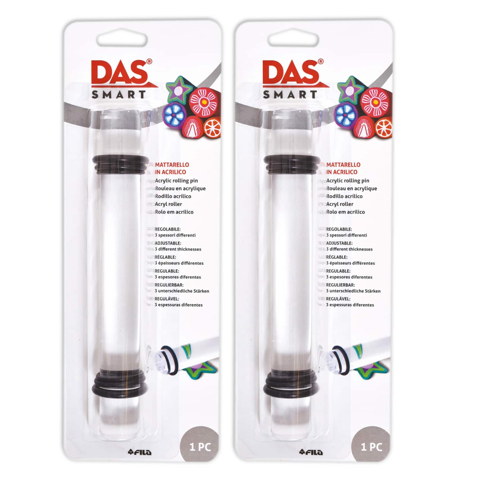 DAS&#xAE; Smart Acrylic Roller, 2ct.