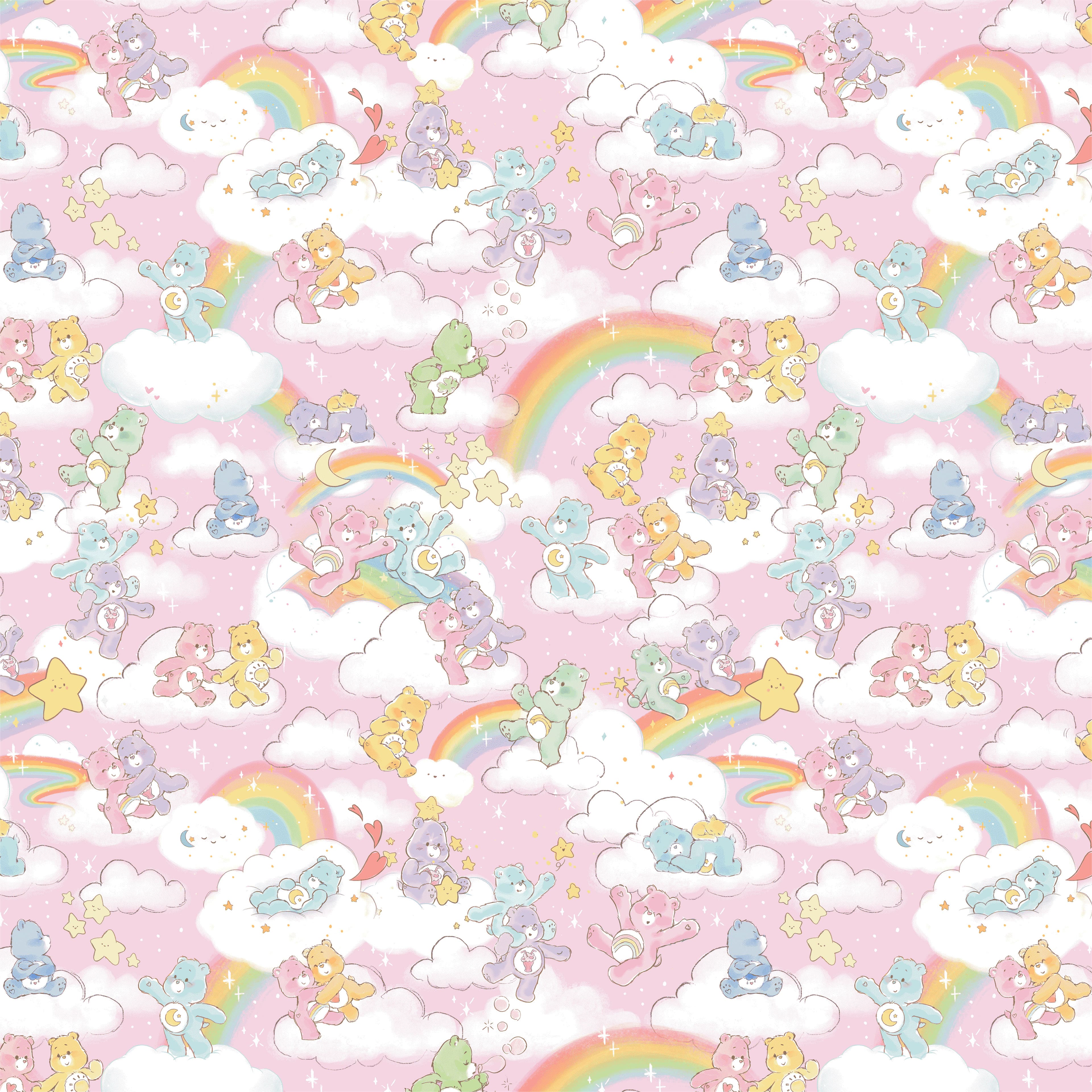 Care Bears&#xAE; Rainbow Playtime Cotton Fabric
