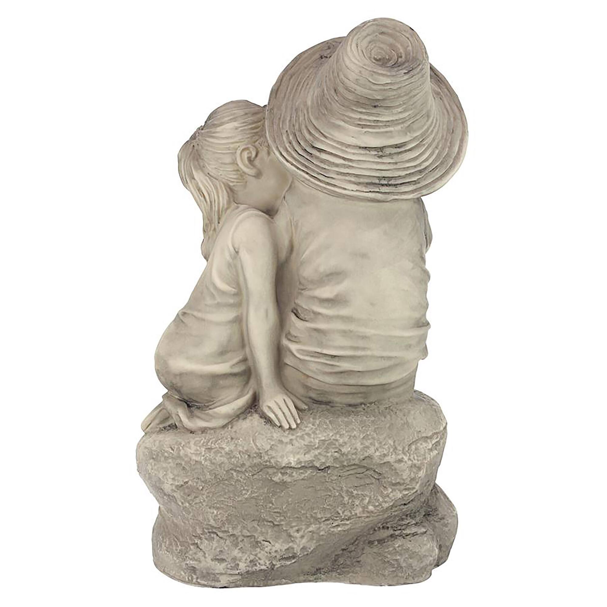 Design Toscano 14&#x22; Kissing Boy &#x26; Girl Statue