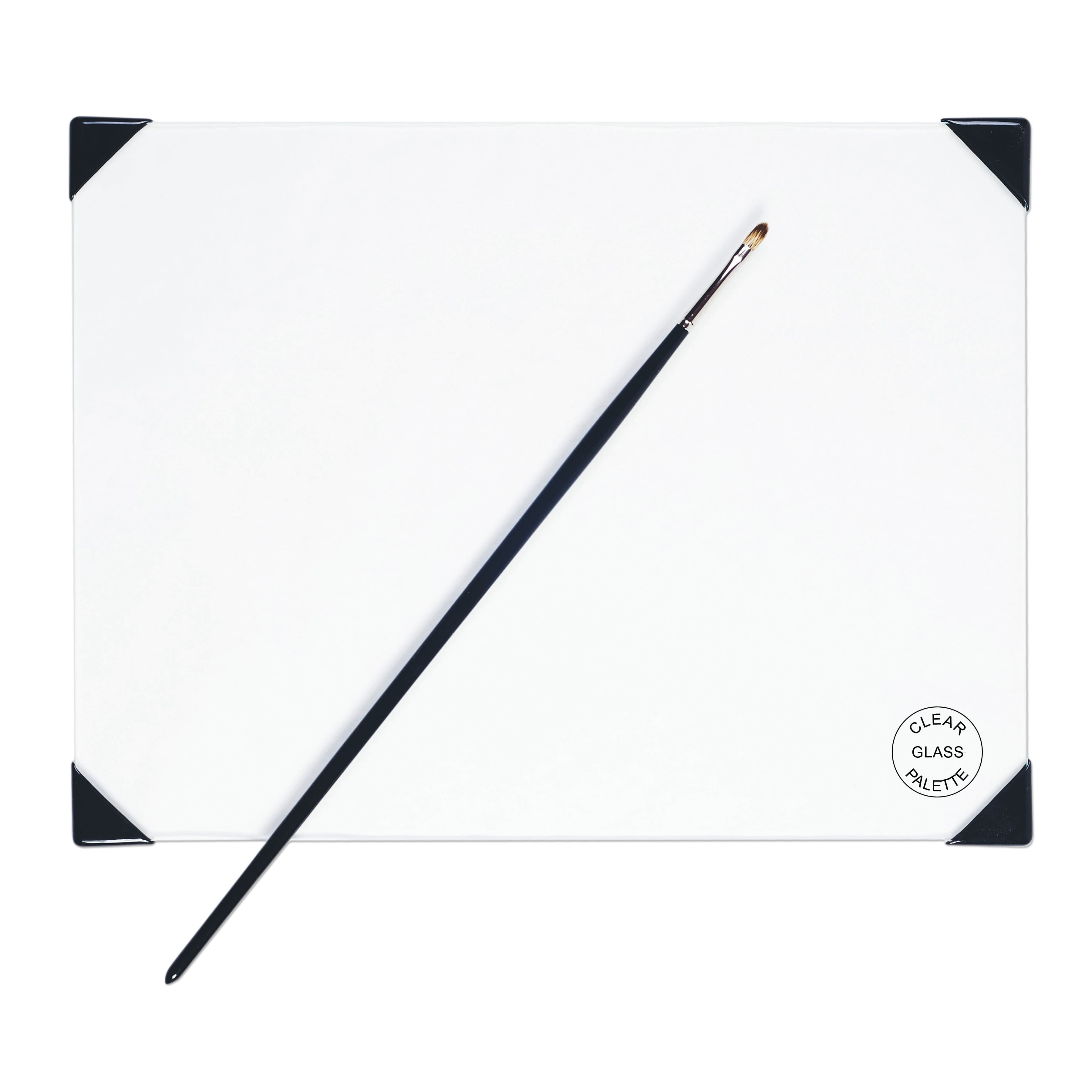 New Wave&#xAE; POSH&#xAE; Clear Glass Tabletop Palette, 9&#x22; x 12&#x22;