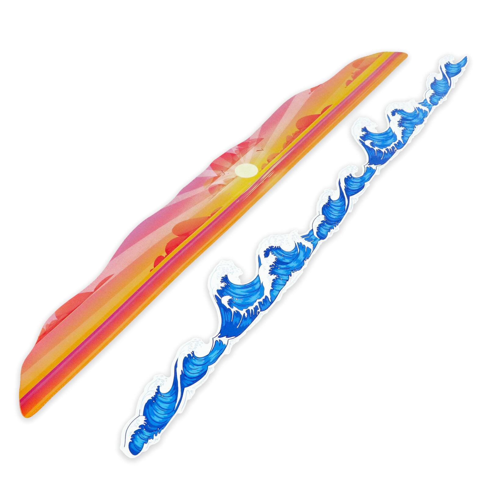 Panoramic Sunset &#x26; Wave Die Cut Stickers by Recollections&#x2122;
