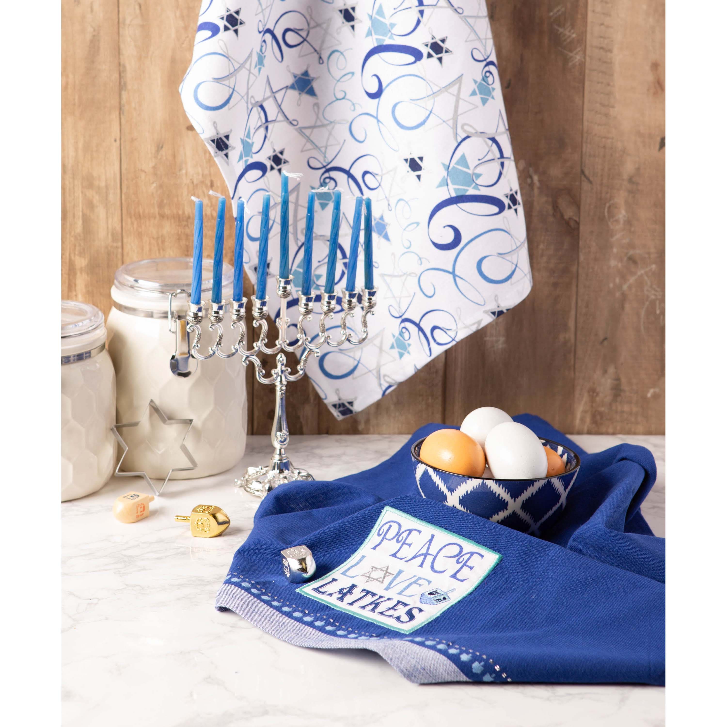 DII&#xAE; Peace Love Latkes Dishtowel Set