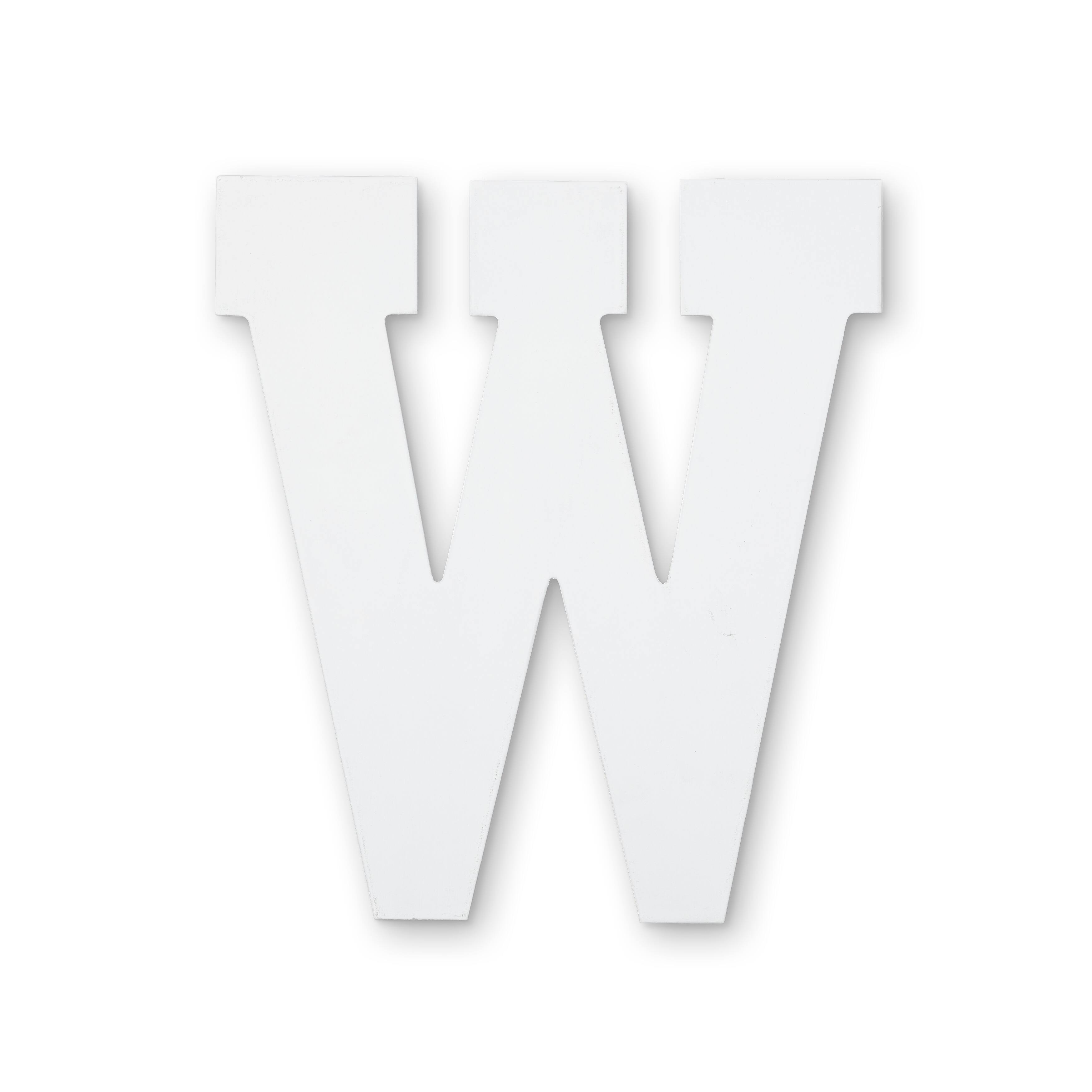 6 Pack: 13&#x22; White MDF Uppercase Letter by Make Market&#xAE;
