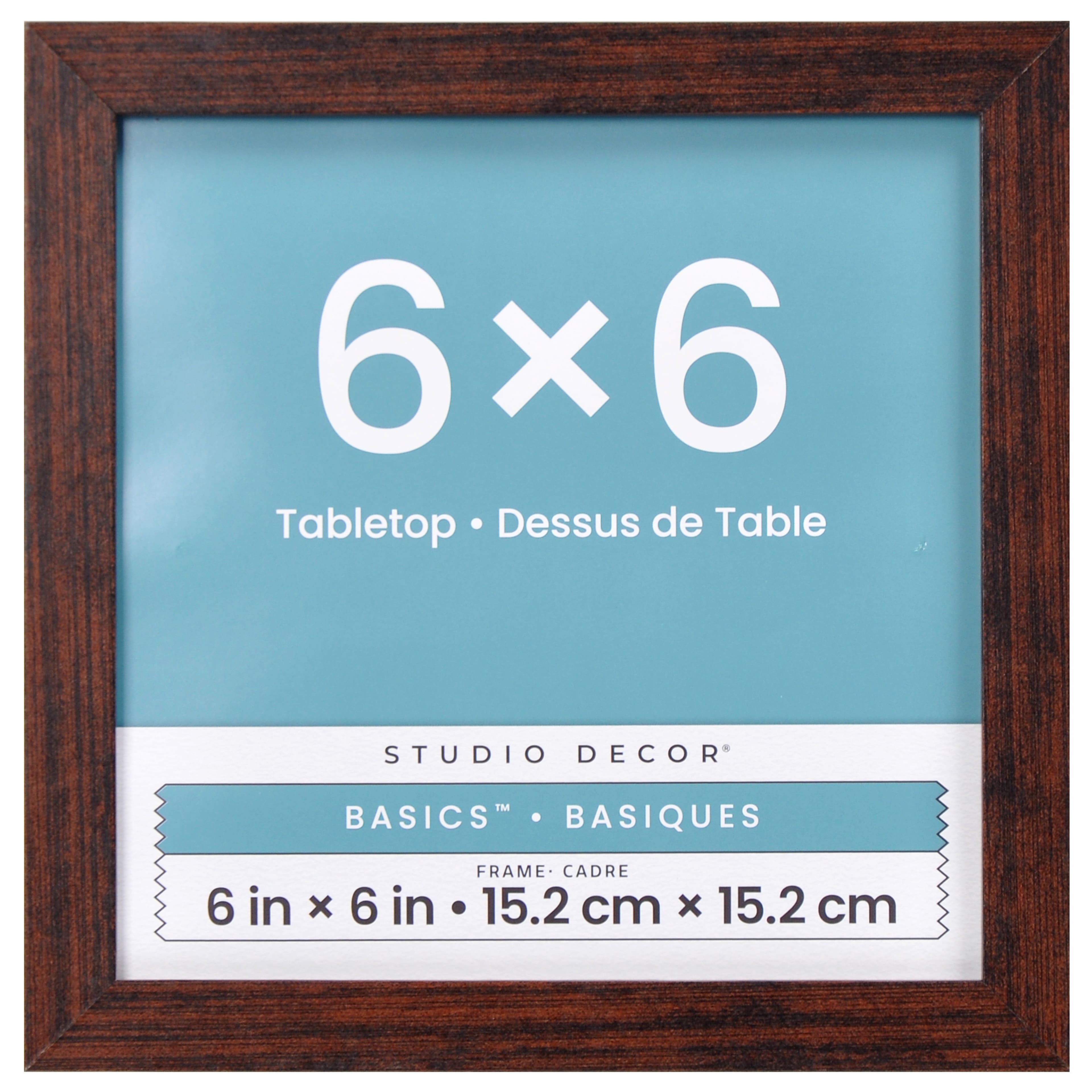 Basics&#x2122; 6&#x22; x 6&#x22; Linear Tabletop Frame by Studio D&#xE9;cor&#xAE;