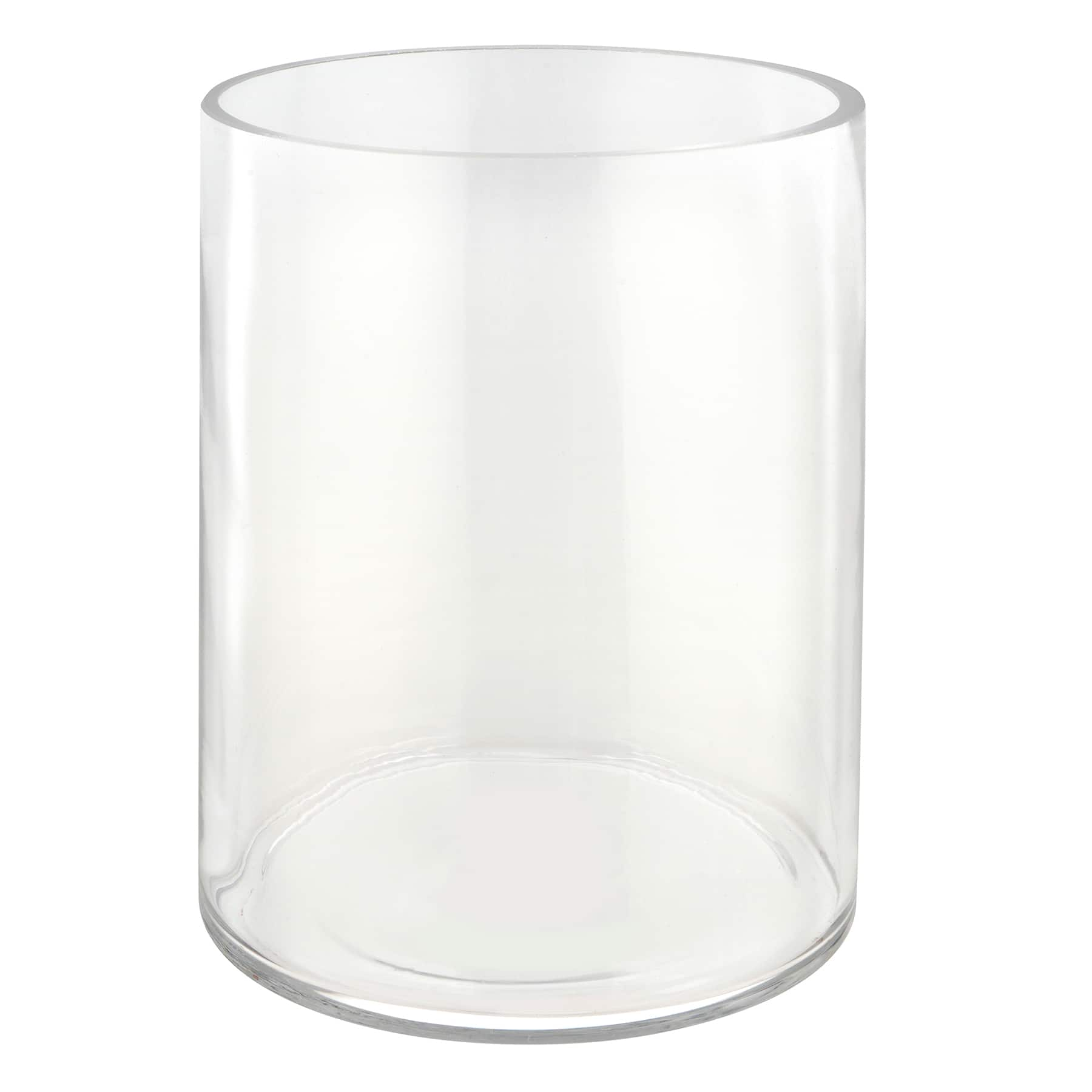 8 Pack: 8&#x22; Clear Glass Cylinder Vase by Ashland&#xAE;