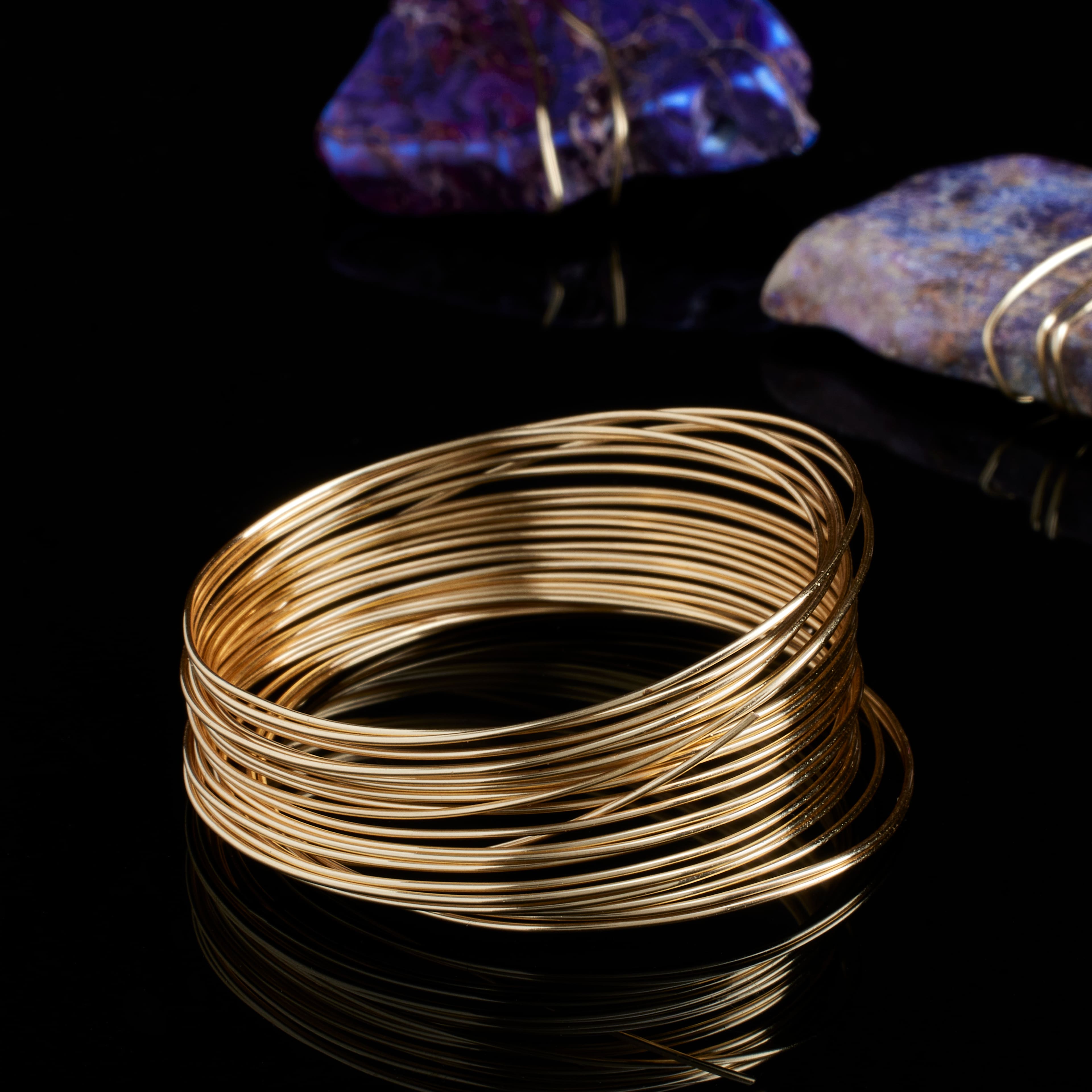 24 Gauge Gold Beading Wire by Bead Landing&#x2122;