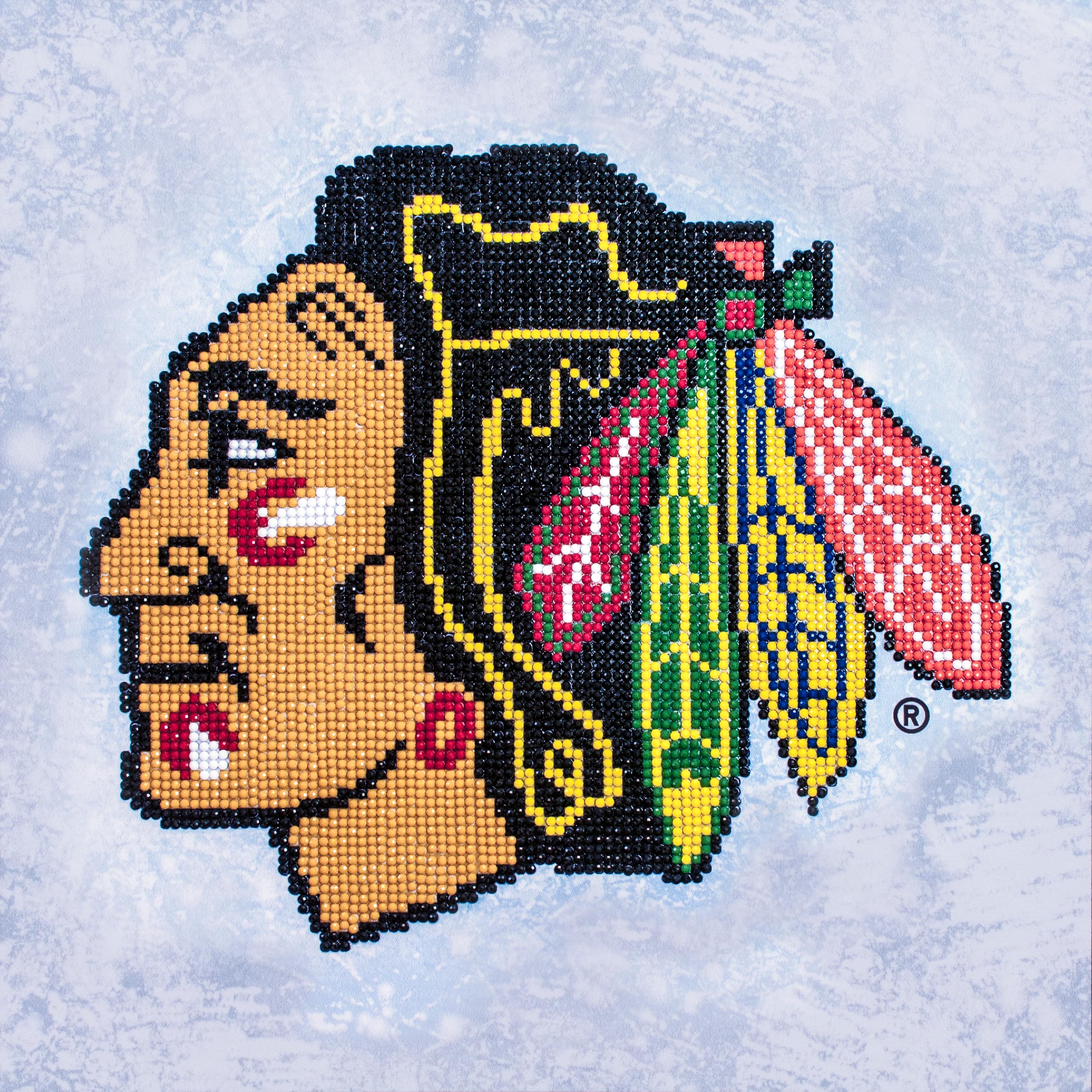 Camelot® Dots NHL Chicago Blackhawks Diamond Painting Kit