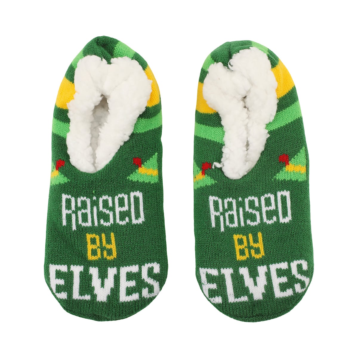 Elf™ Raised by Elves Adult Sherpa-Lined Slipper Socks