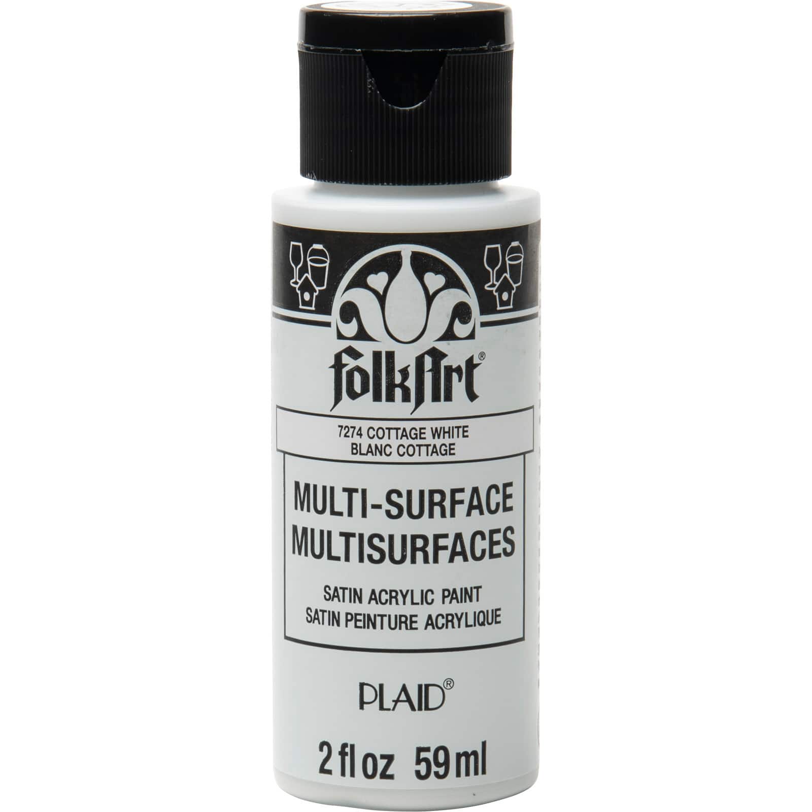 12 Pack: FolkArt® Multi-Surface Satin Acrylic Paint, 2oz.