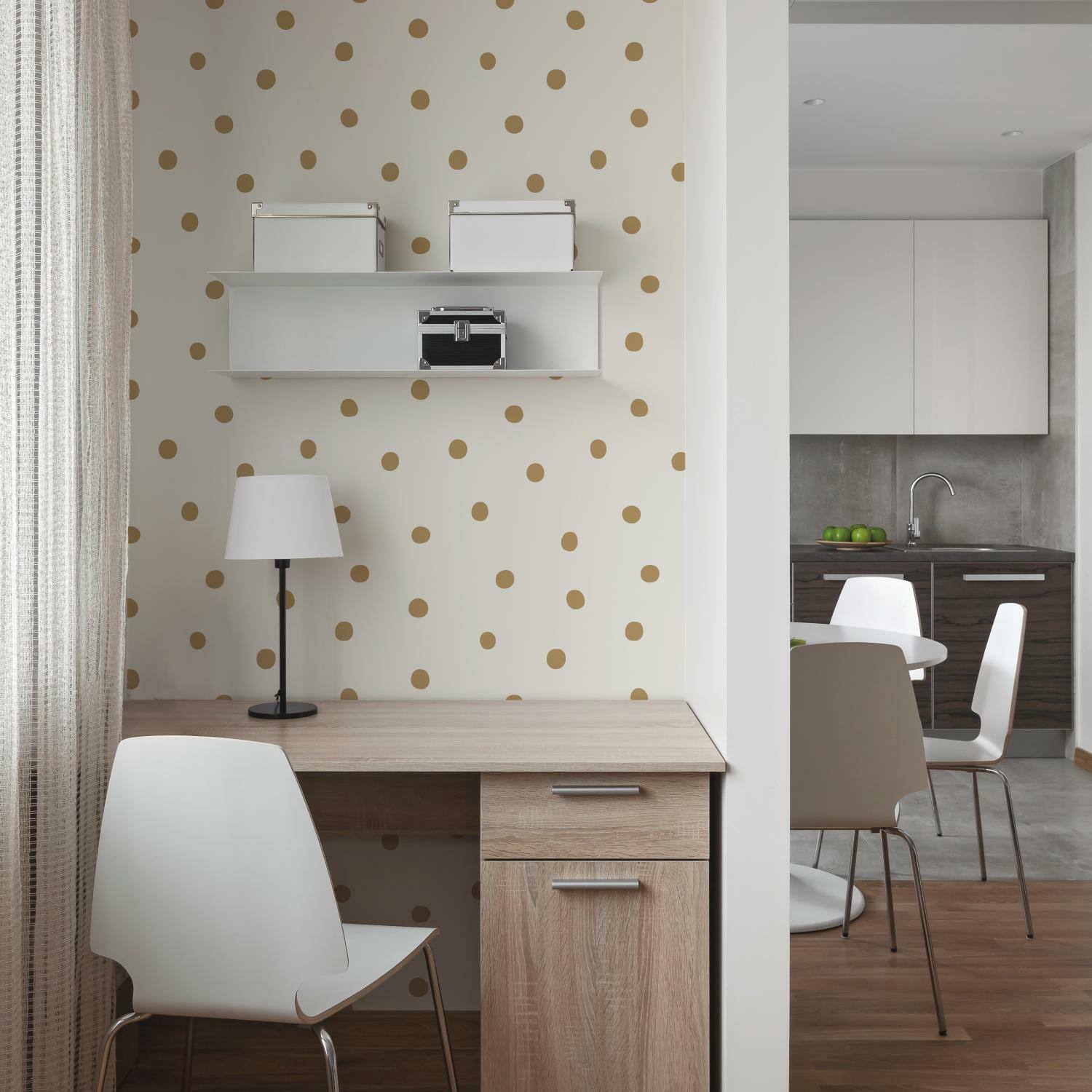 RoomMates Dots Peel &#x26; Stick Wallpaper