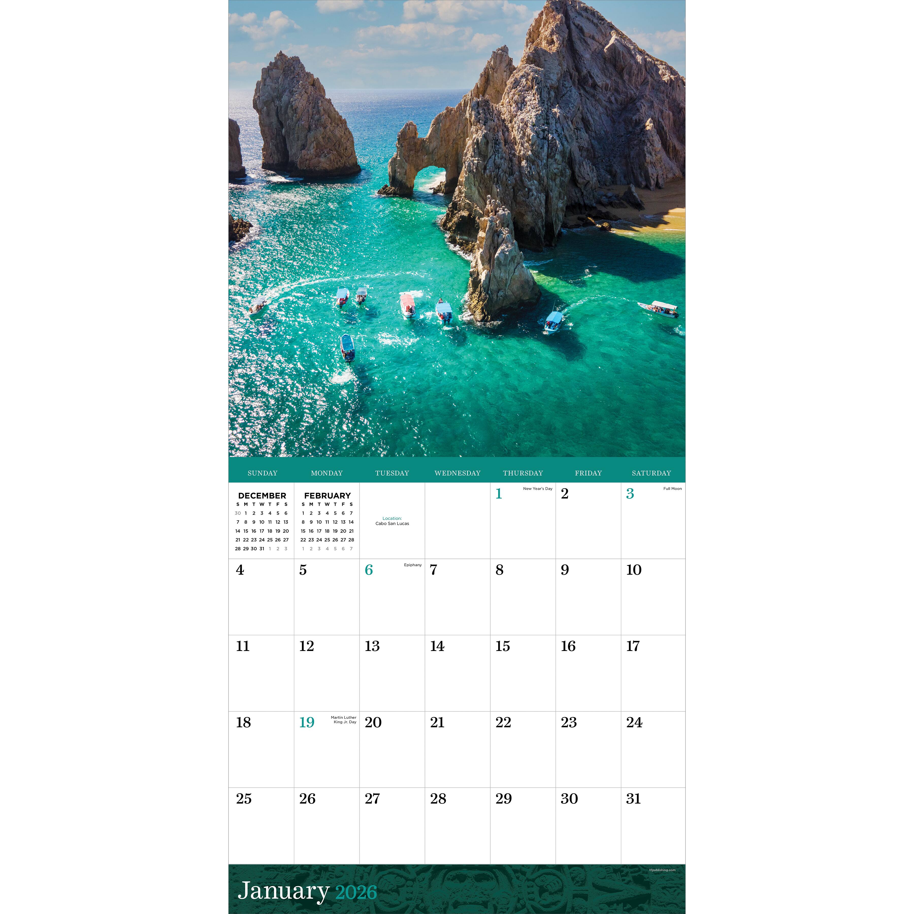 2026 Mexico Wall Calendar