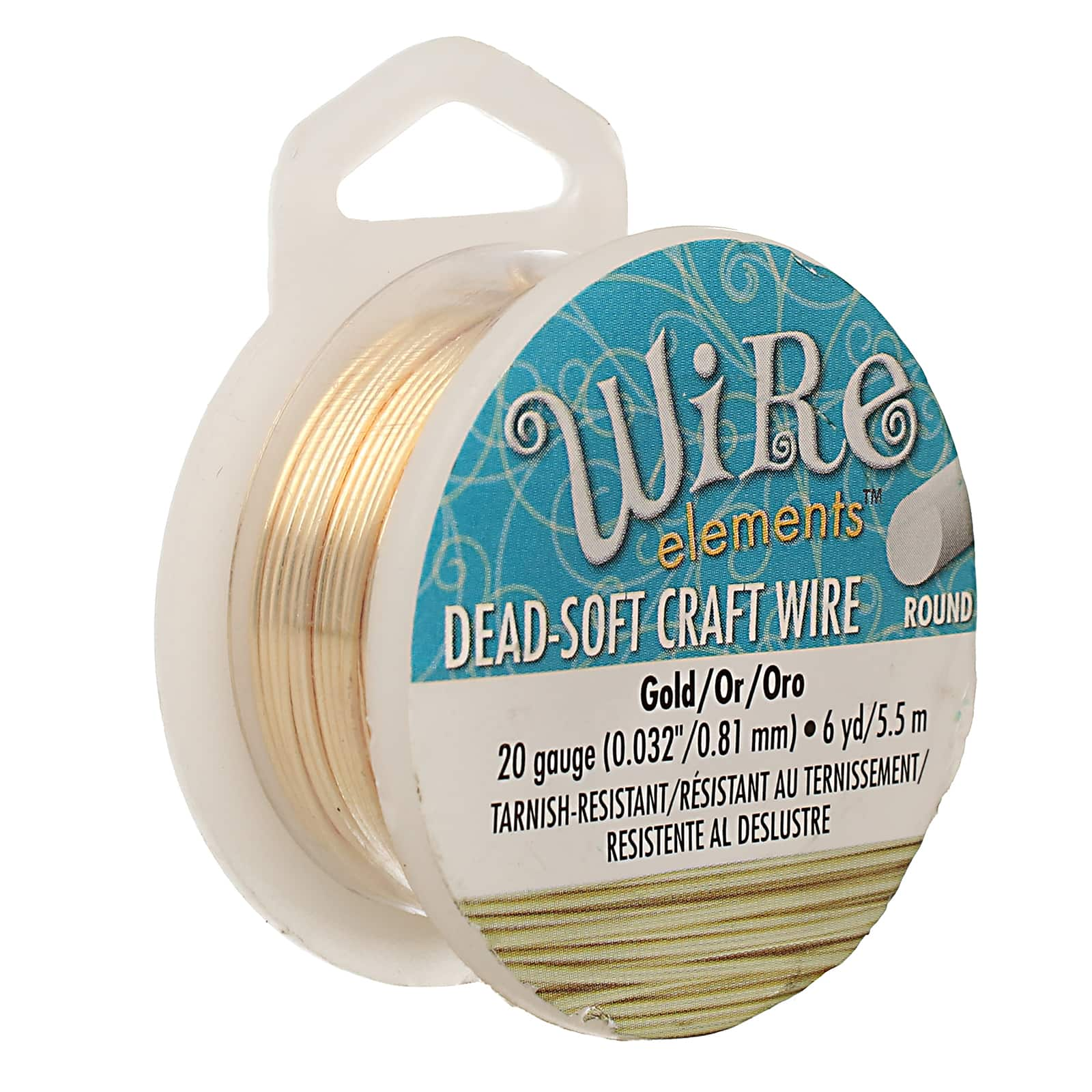 The Beadsmith® Wire Elements™ 20 Gauge Tarnish Resistant Soft Temper Wire,  6yd.