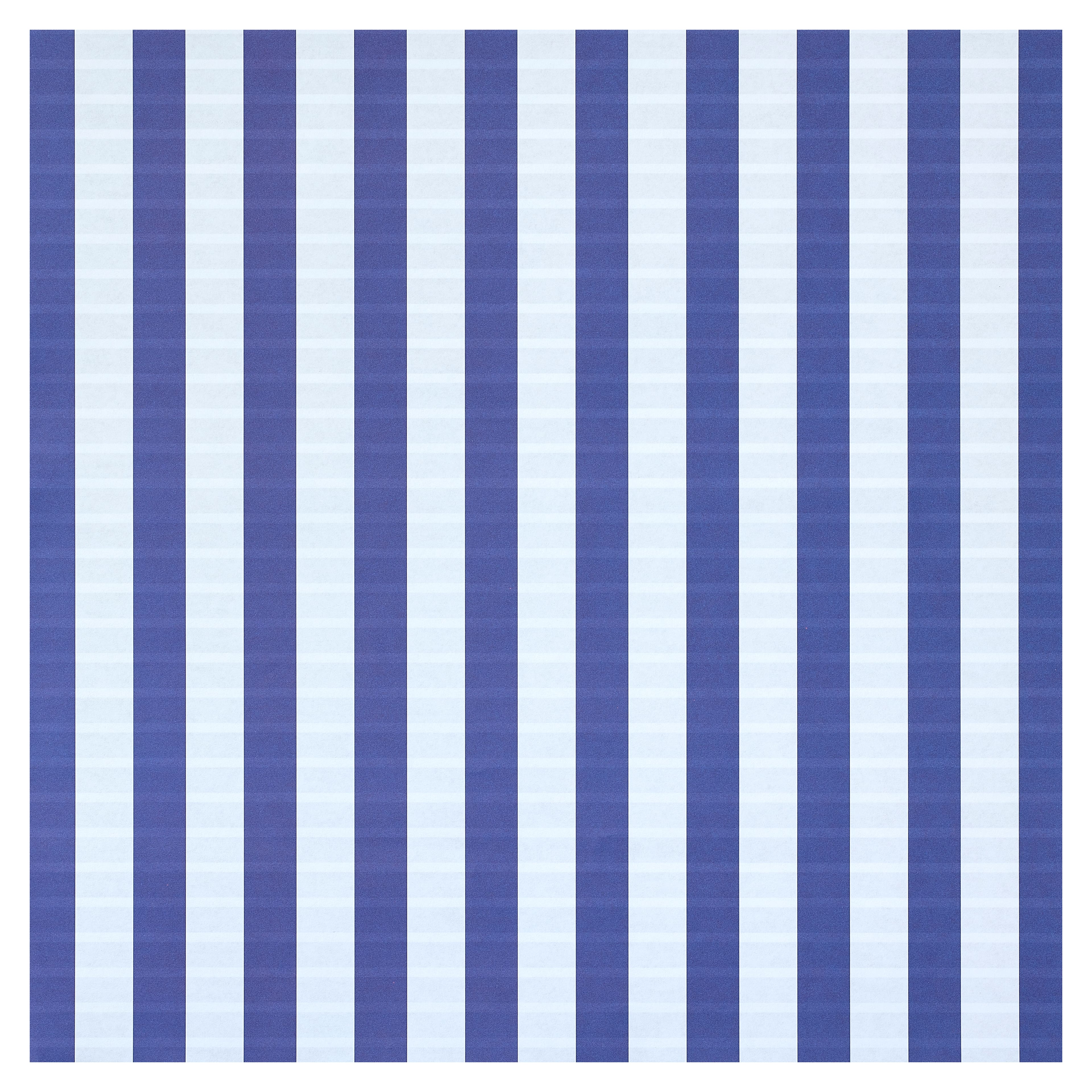 Blue &#x26; White Stripe Double-Sided Cardstock Paper by Recollections&#x2122;, 12&#x22; x 12&#x22;