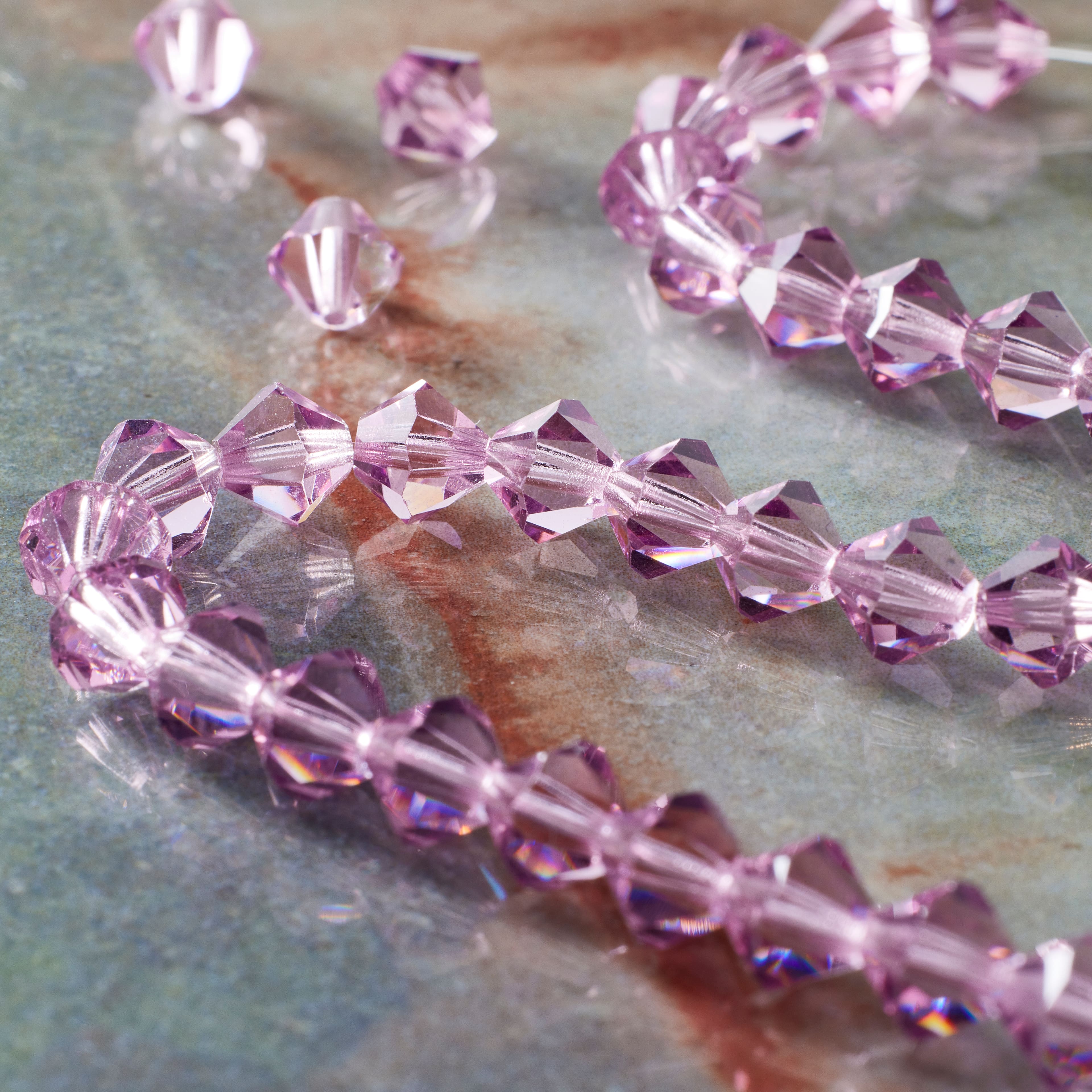 Preciosa Glass Crystal Bicone Beads, 6mm by Bead Landing&#x2122;
