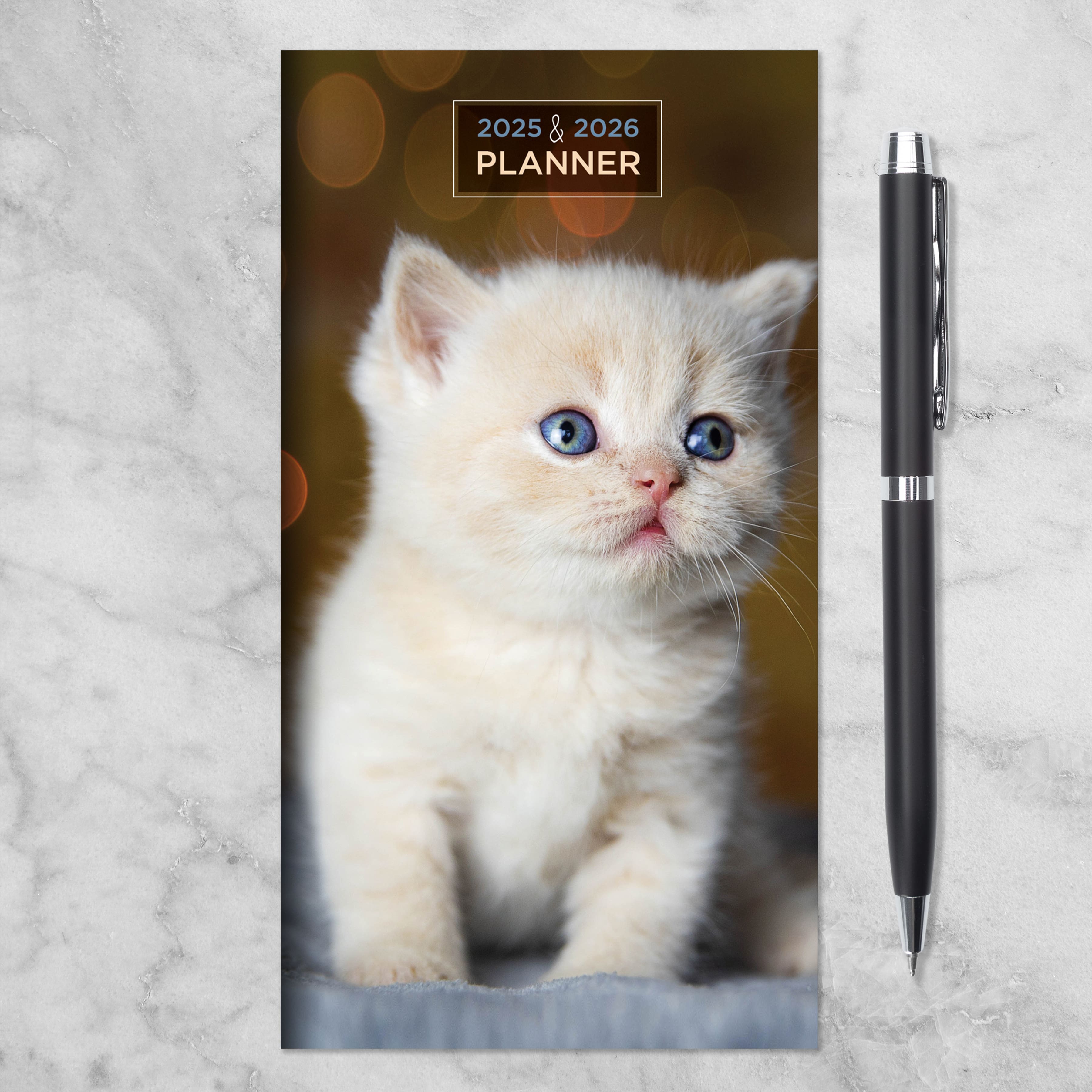 TF Publishing 2025-2026 Small Kitten Monthly Pocket Planner