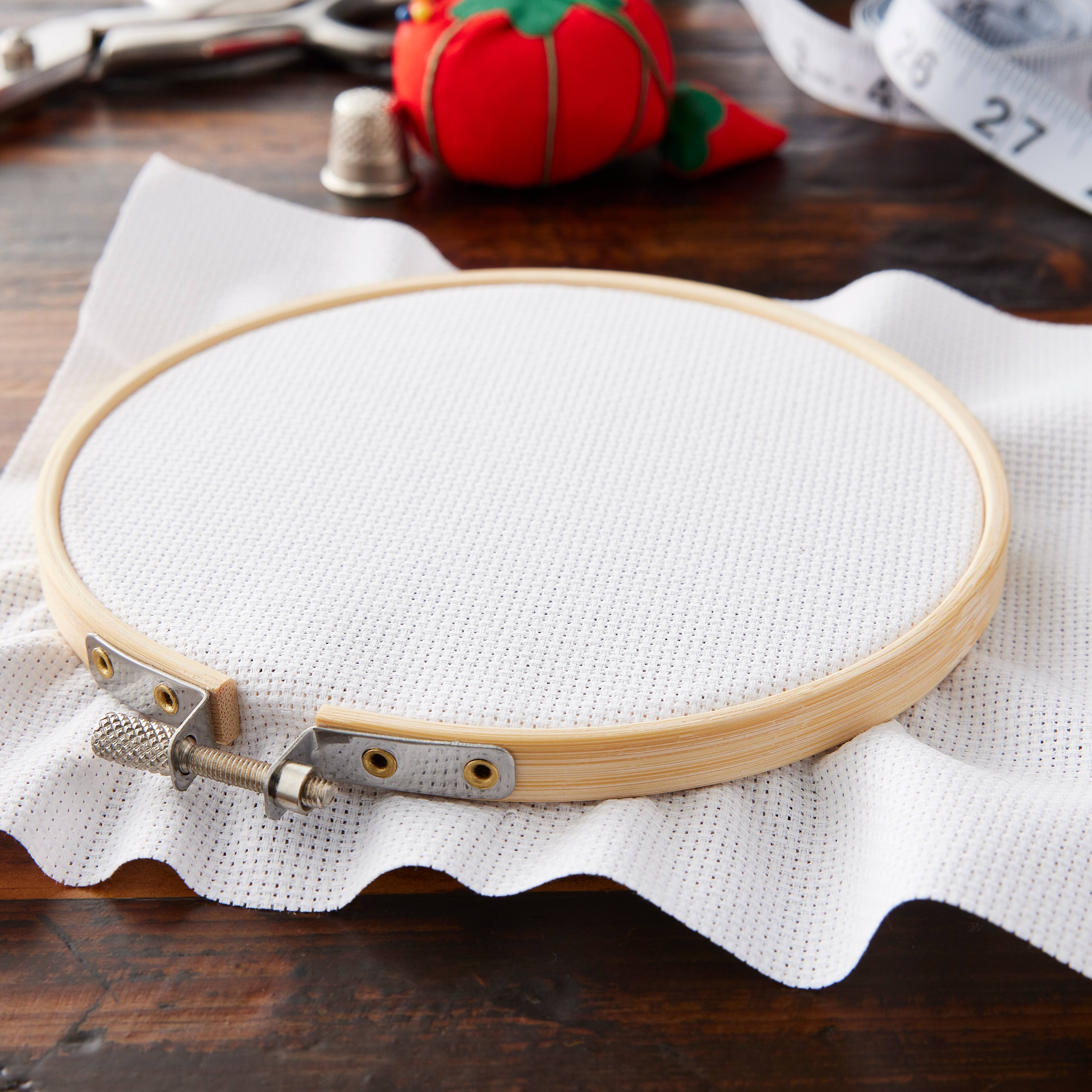 18 Pack: Wooden Embroidery Hoop by Loops & Threads™